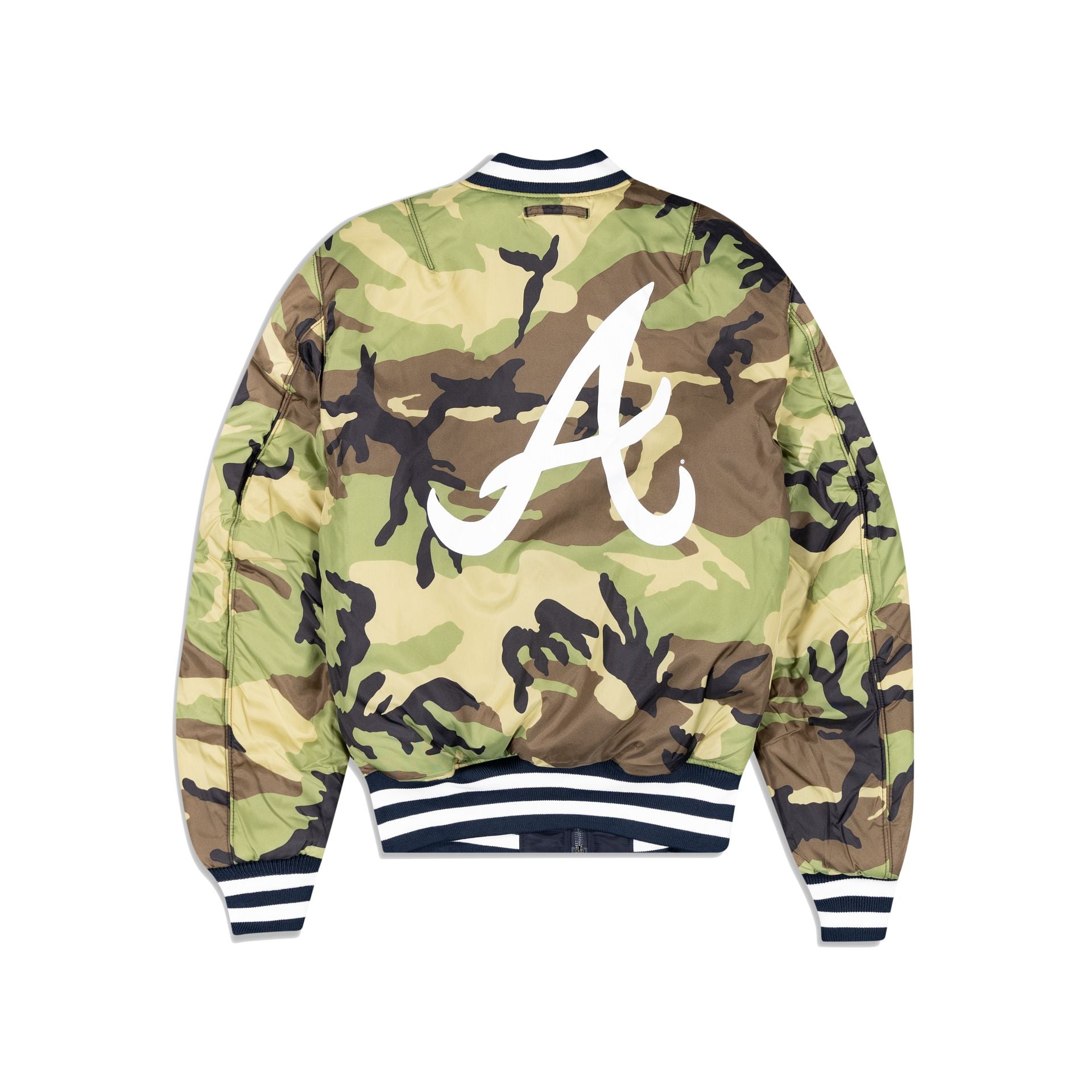 Alpha Industries X Atlanta Braves MA-1 Bomber Jacket - Image 7