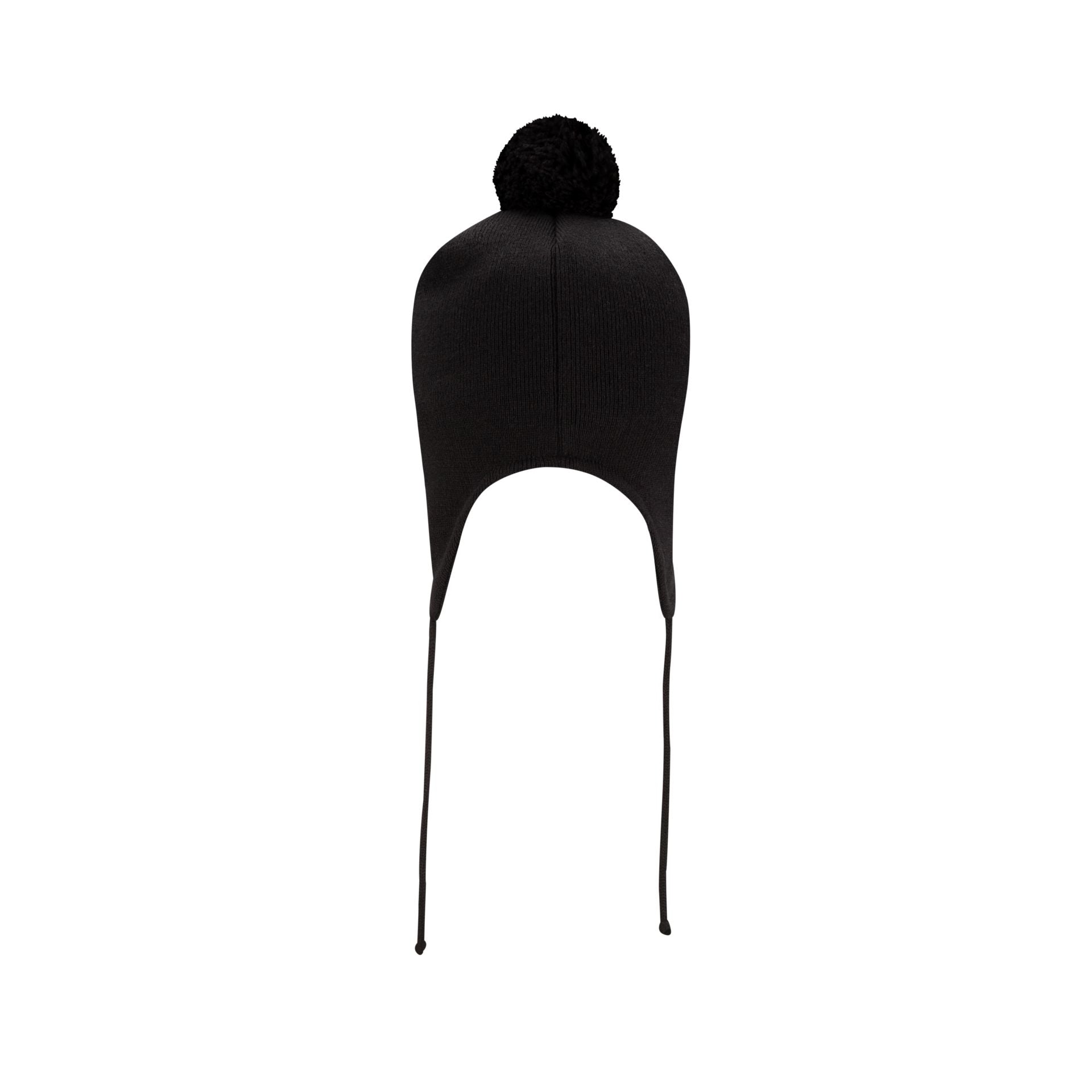 New Era Cap Black Pom Knit Ear Flap Hat - Image 6