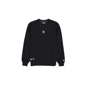 New York Yankees Point Logo Black Crewneck