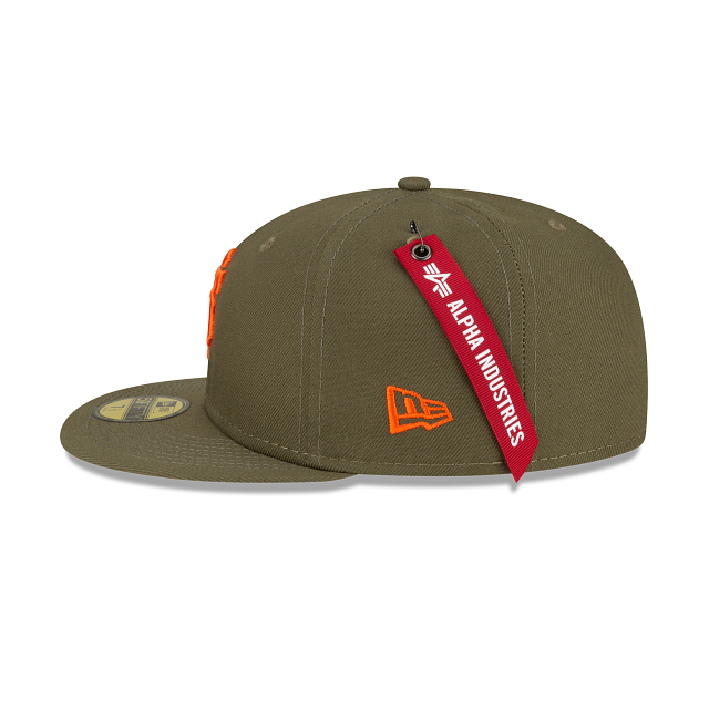 Alpha Industries X San Francisco Giants Green 59FIFTY Fitted Hat - Image 4