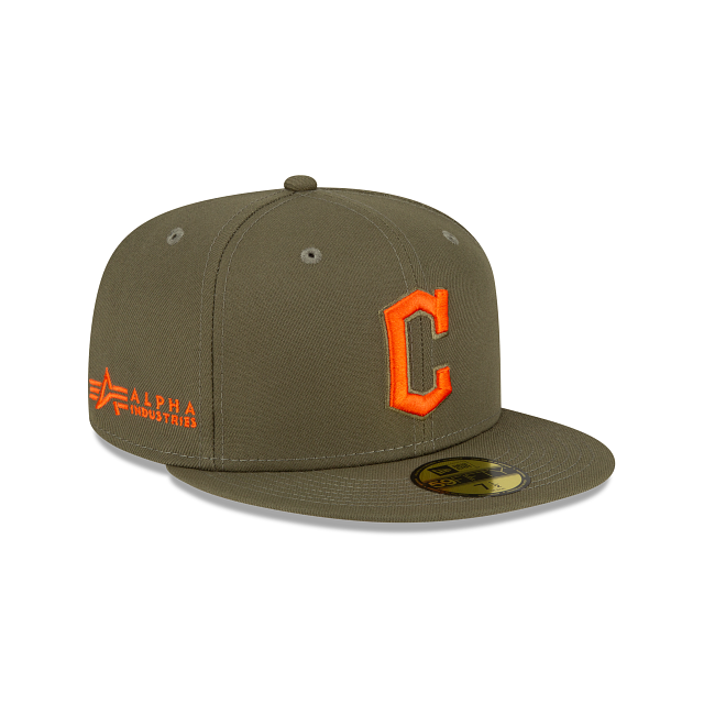 Alpha Industries X Cleveland Guardians Green 59FIFTY Fitted Hat - Image 3