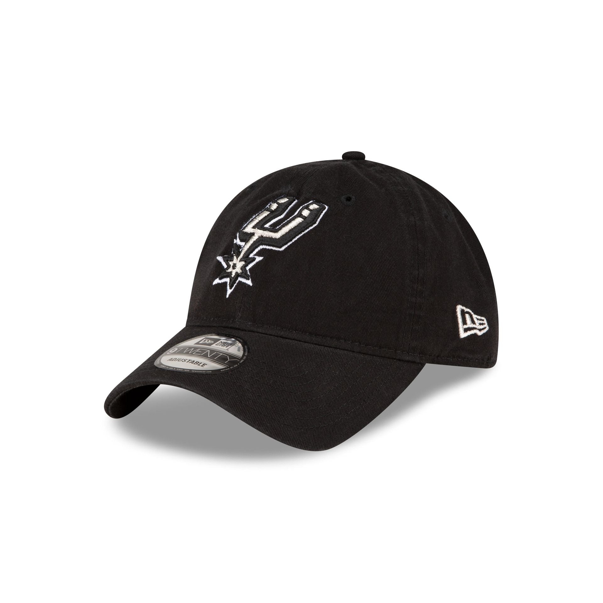 San Antonio Spurs Core Classic Black 9TWENTY Adjustable Hat