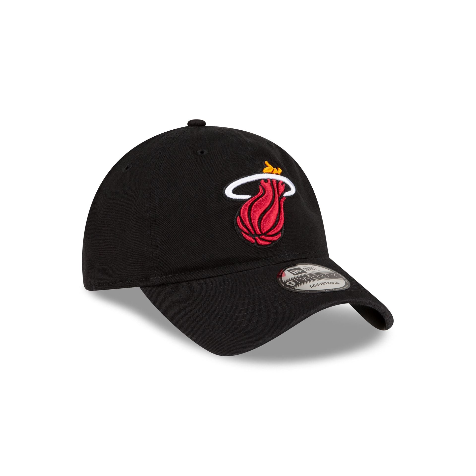 Miami Heat Core Classic Black 9TWENTY Adjustable Hat - Image 3