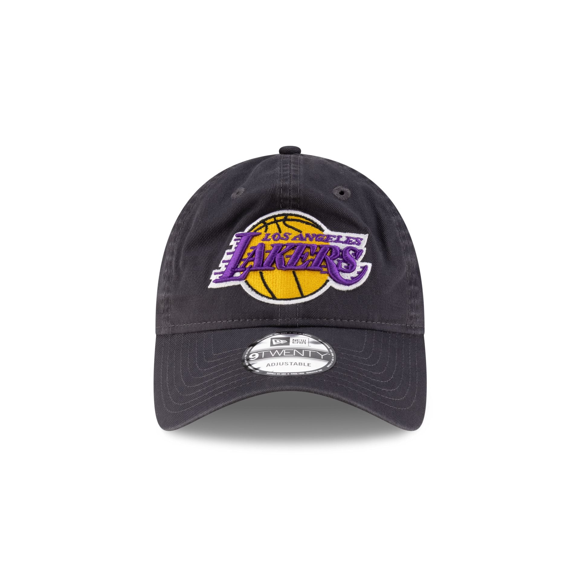 Los Angeles Lakers Core Classic Gray 9TWENTY Adjustable Hat - Image 2