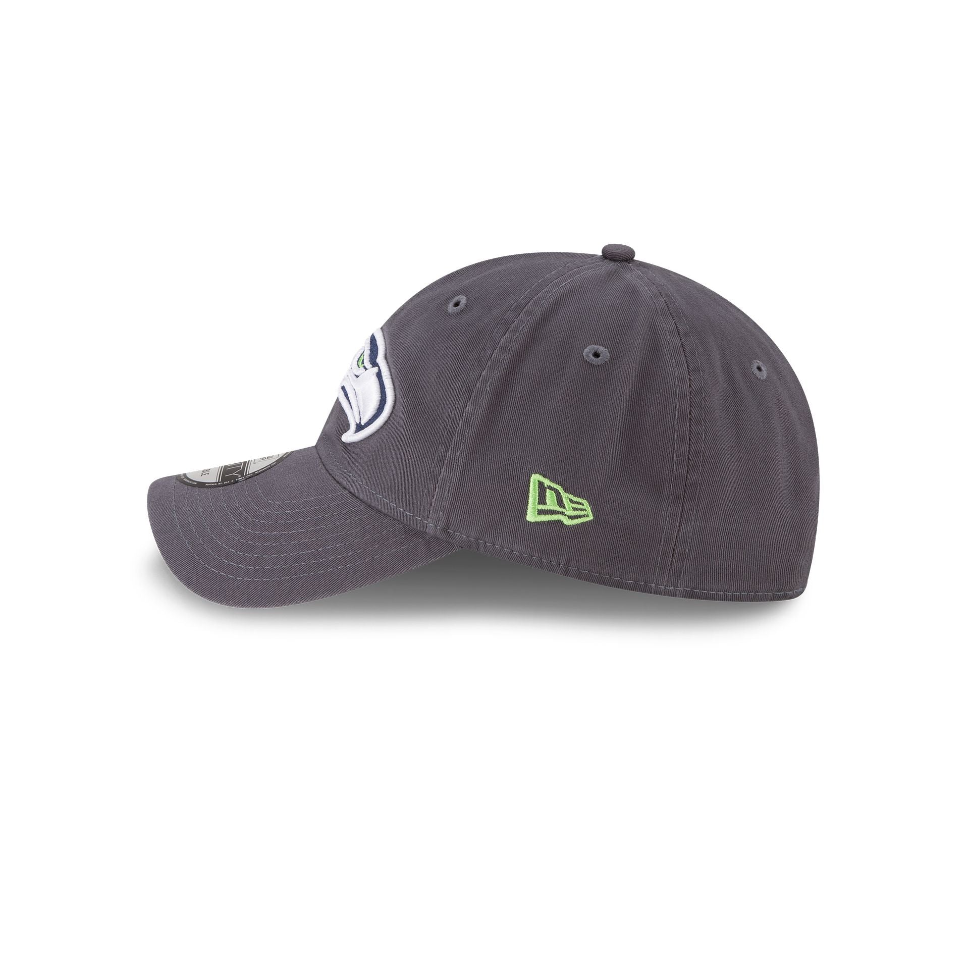 Seattle Seahawks NFL Core Classic Graphite 9TWENTY Adjustable Hat - Image 4