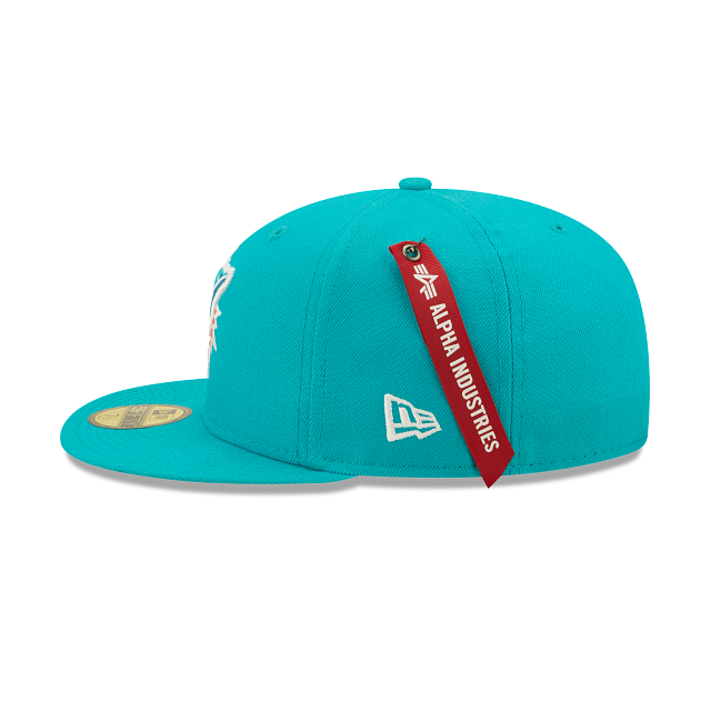 Alpha Industries X Miami Dolphins 59FIFTY Fitted Hat - Image 4