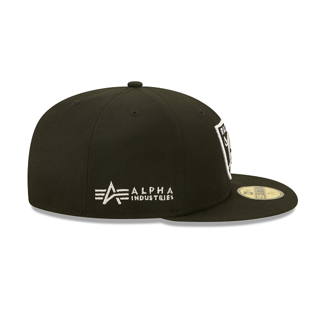 Alpha Industries X Las Vegas Raiders 59FIFTY Fitted Hat - Image 5