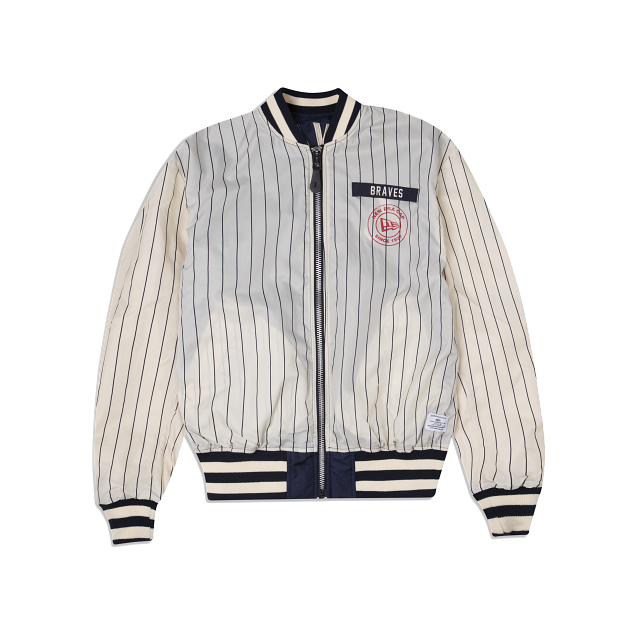 Alpha Industries X Atlanta Braves L-2B Bomber Jacket - Image 6