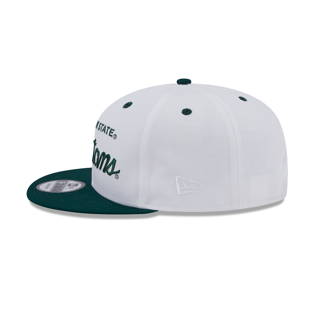 Michigan State Spartans College Vault Script 9FIFTY Snapback Hat - Image 5