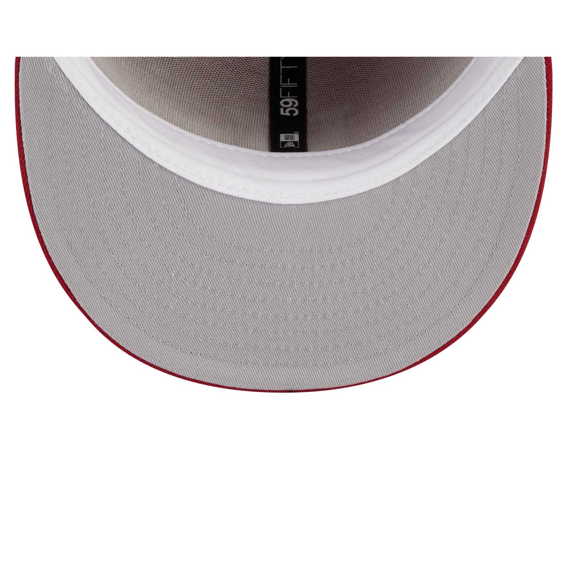 Indiana Hoosiers Red 59FIFTY Fitted Hat - Image 7