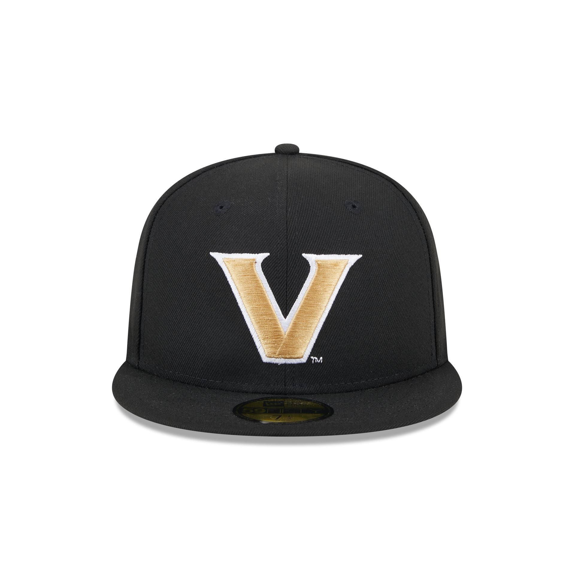 Vanderbilt Commodores Black 59FIFTY Fitted Hat - Image 2