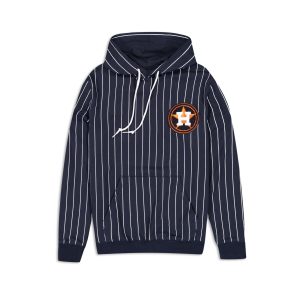 Houston Astros Logo Select Pinstripe Hoodie
