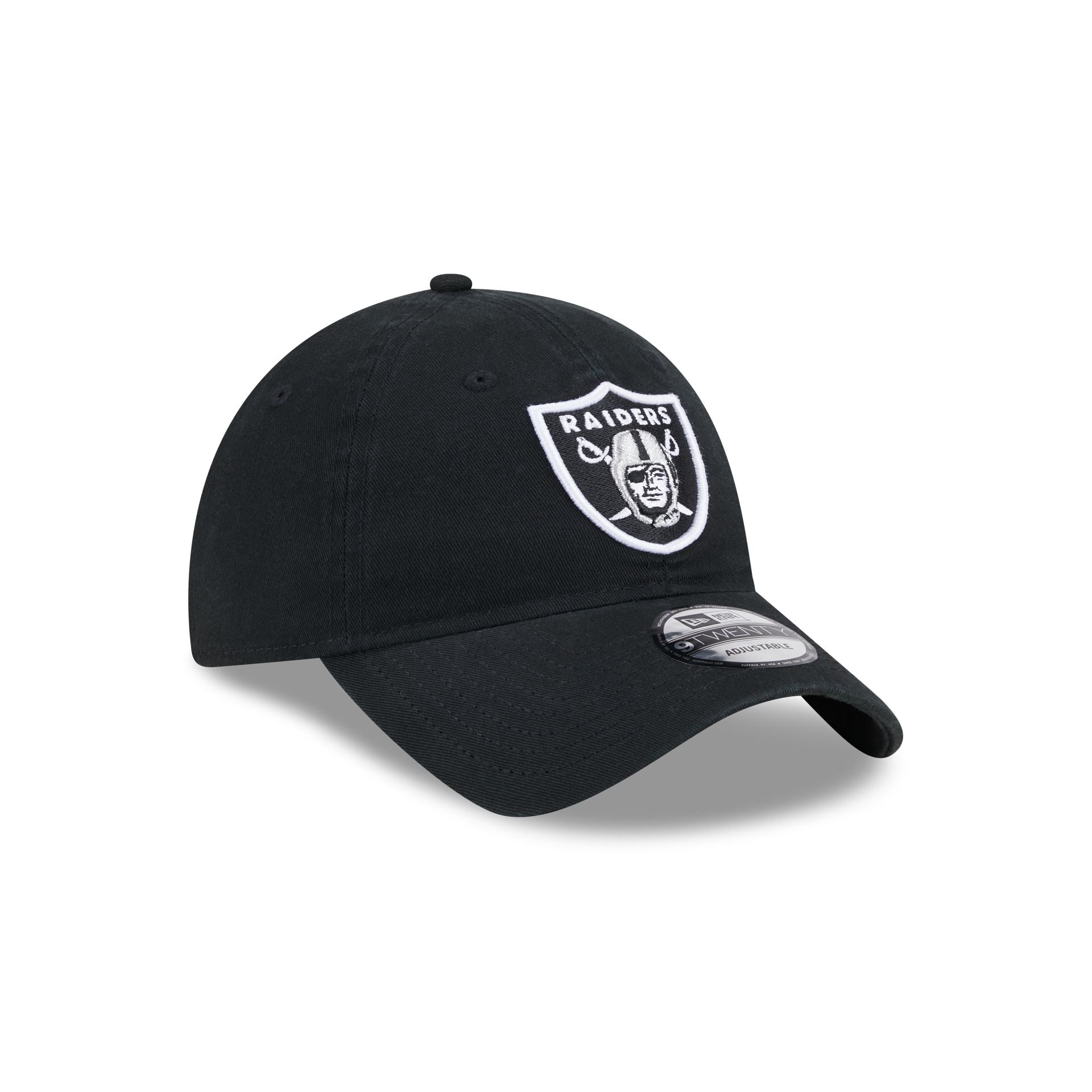 Las Vegas Raiders Black 9TWENTY Adjustable Hat - Image 3