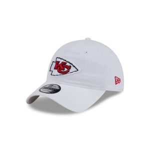 Kansas City Chiefs White 9TWENTY Adjustable Hat