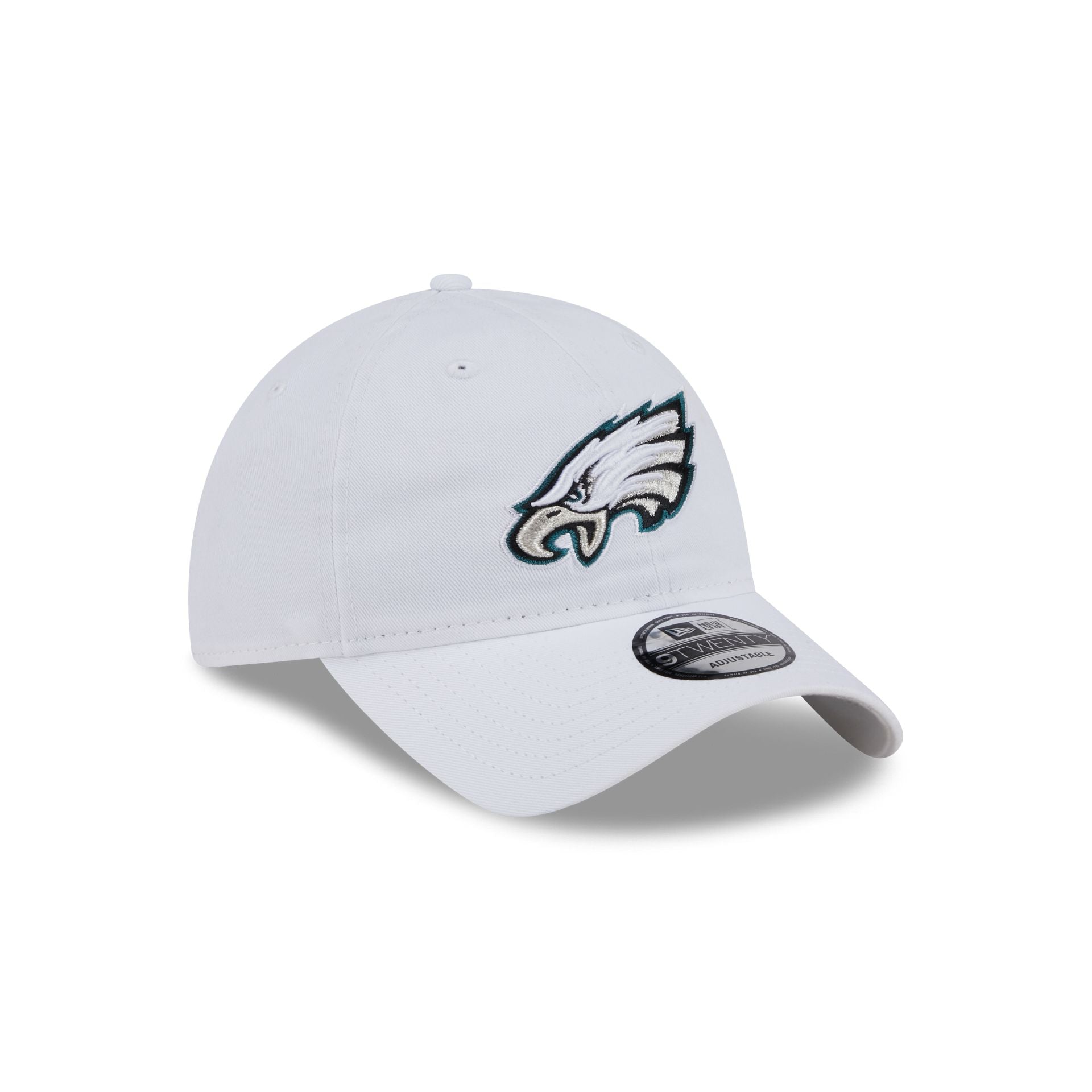 Philadelphia Eagles White 9TWENTY Adjustable Hat - Image 3