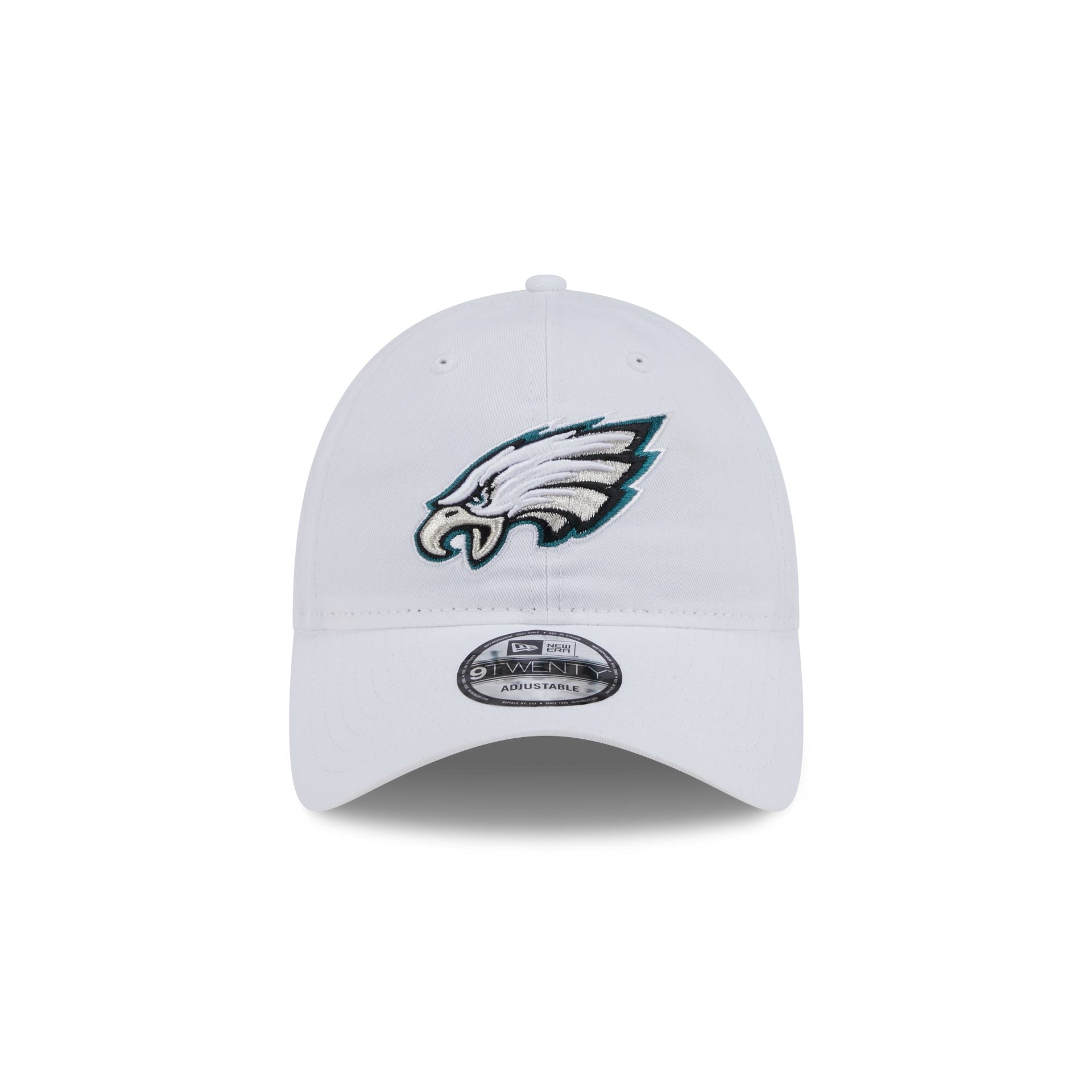 Philadelphia Eagles White 9TWENTY Adjustable Hat - Image 2