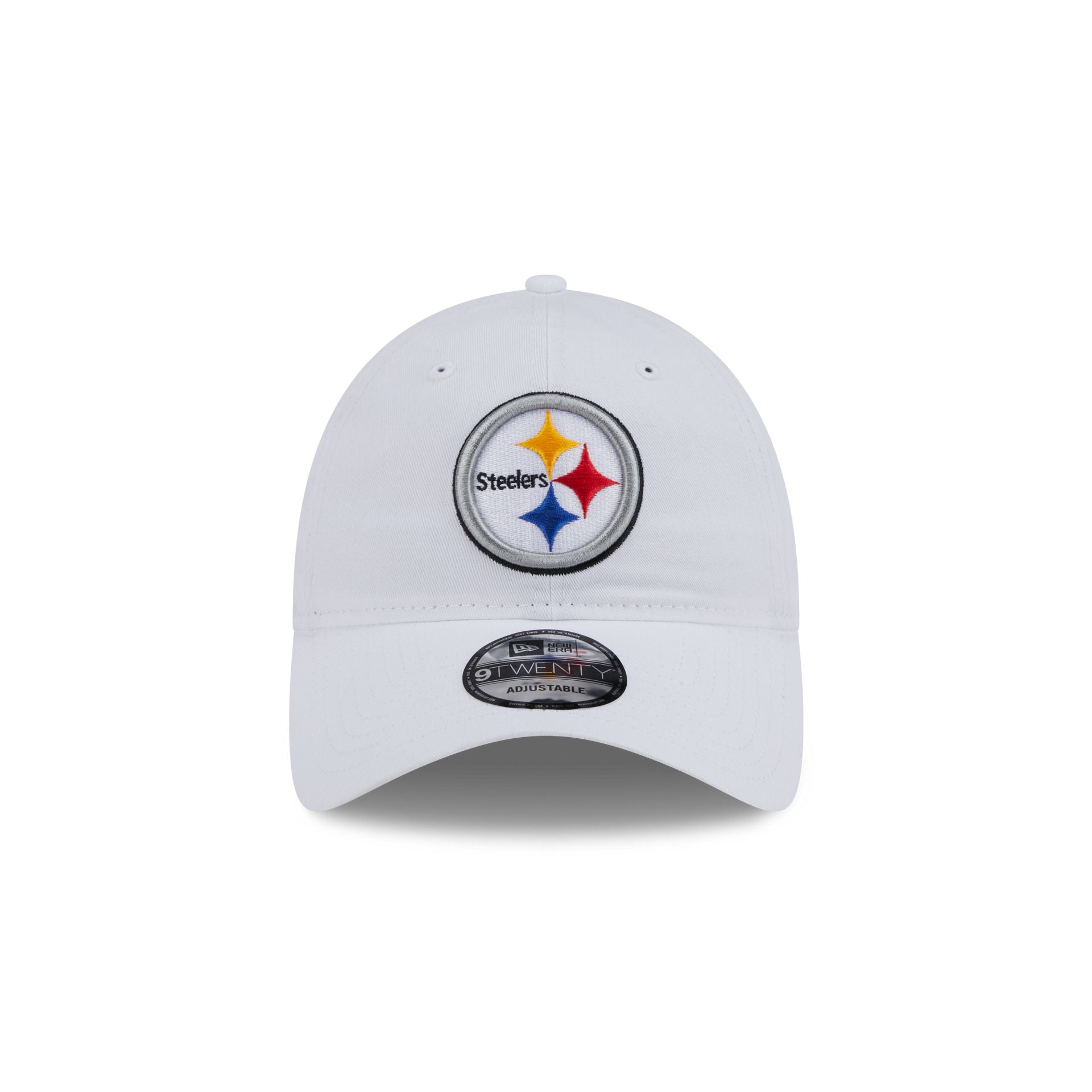 Pittsburgh Steelers White 9TWENTY Adjustable Hat - Image 2