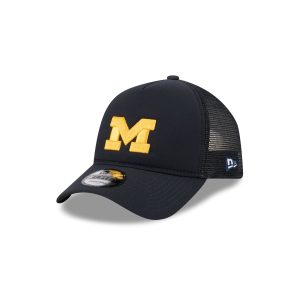 Michigan Wolverines Go-To 9FORTY A-Frame Trucker Hat