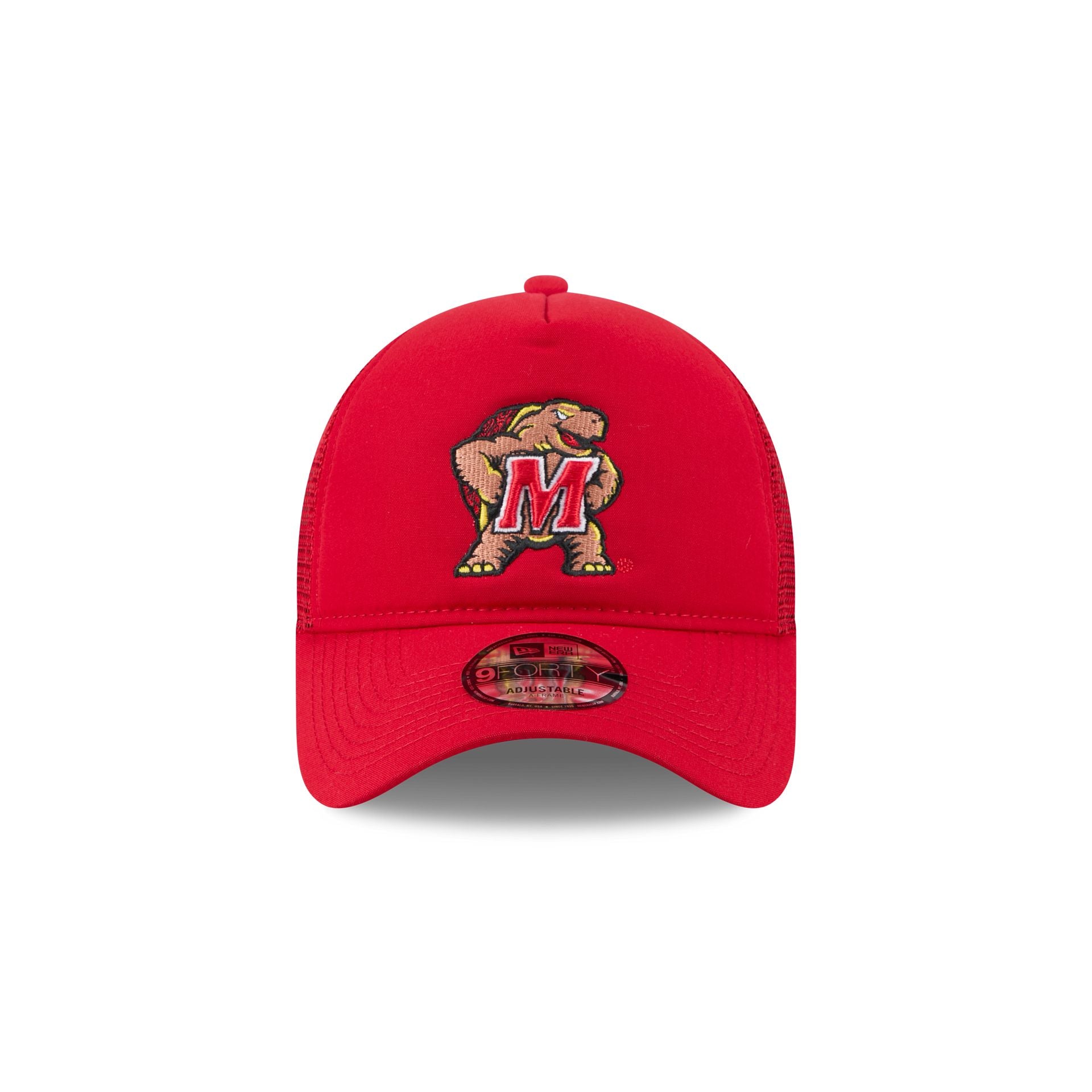 Maryland Terrapins Go-To 9FORTY A-Frame Trucker Hat - Image 2