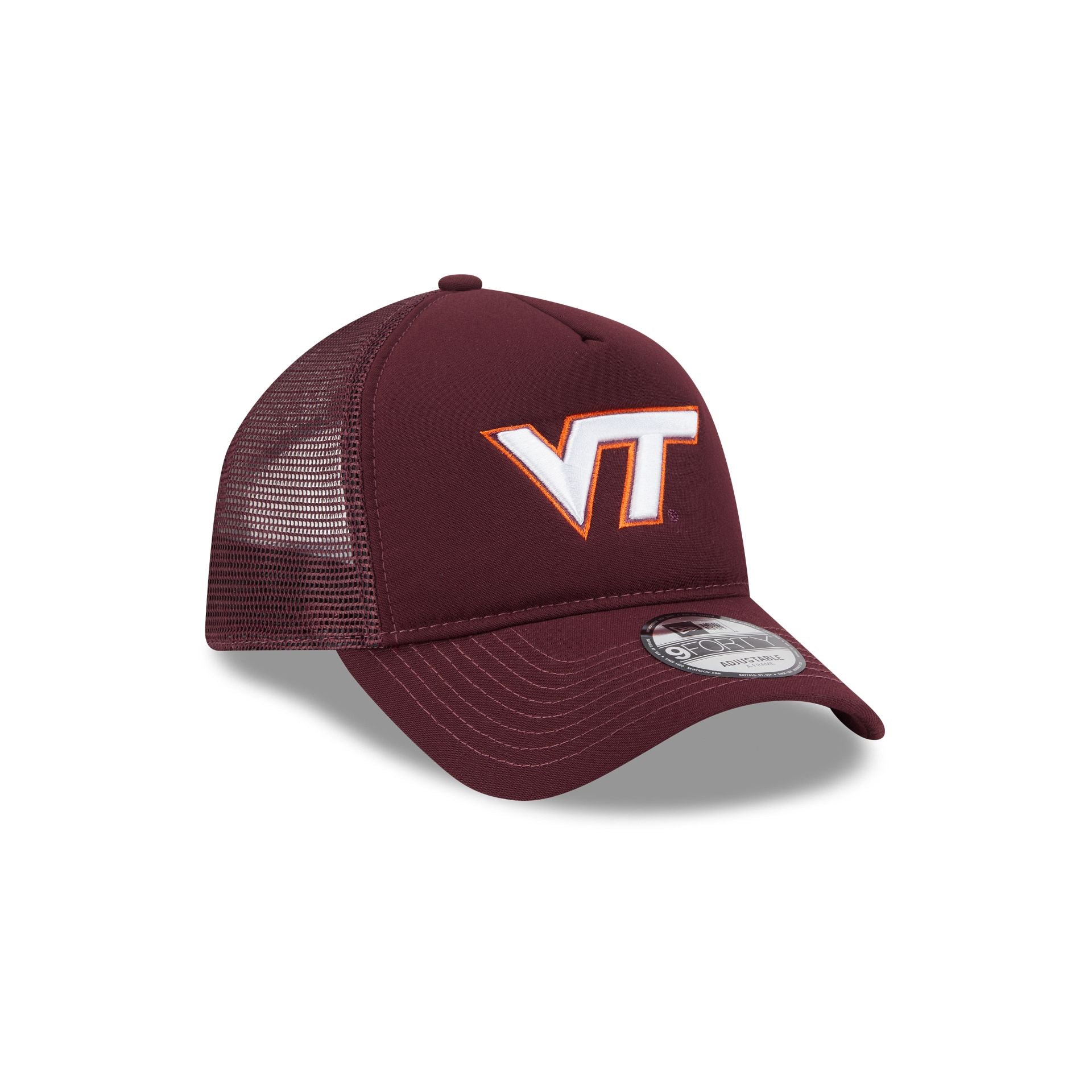 Virginia Tech Hokies Go-To 9FORTY A-Frame Trucker Hat - Image 3