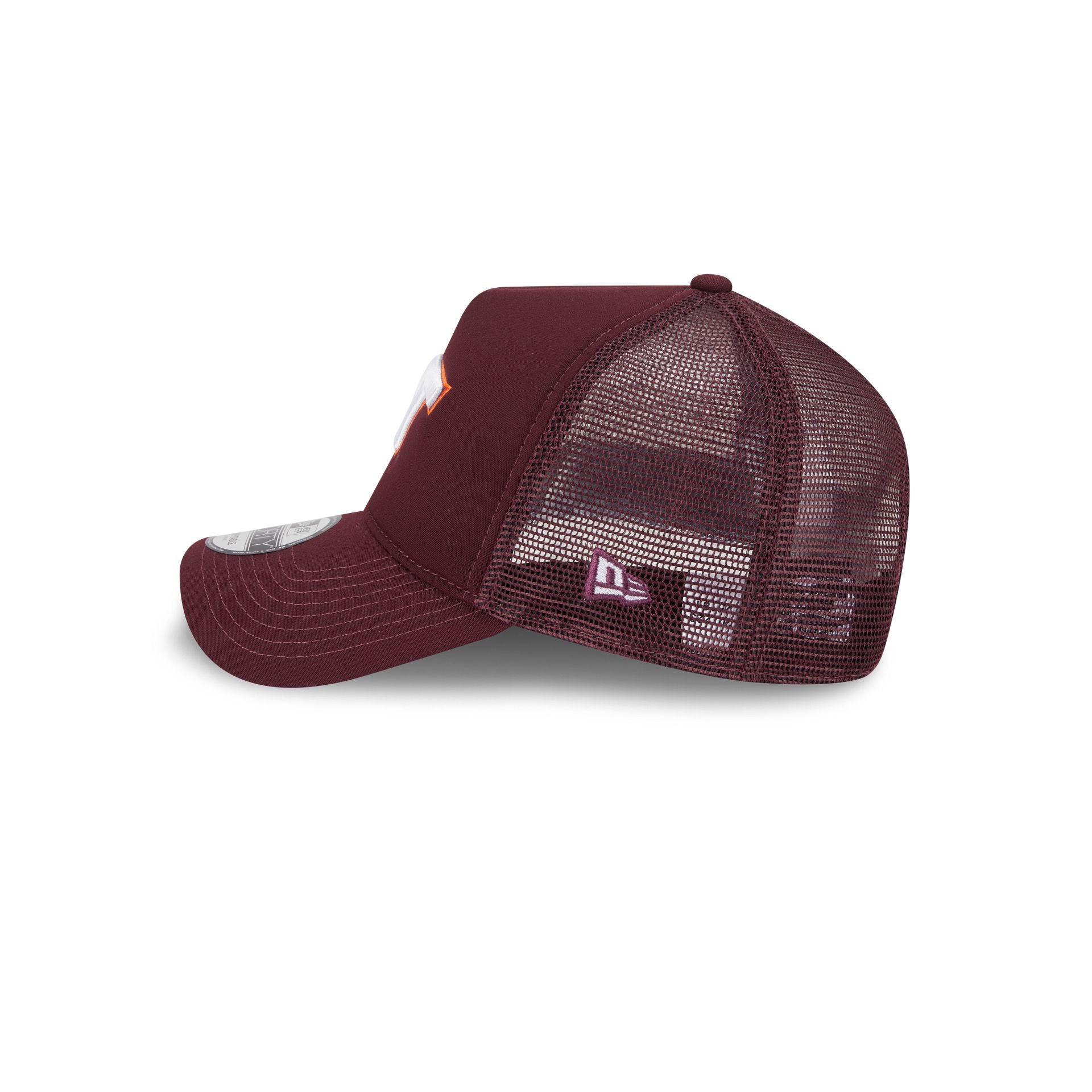 Virginia Tech Hokies Go-To 9FORTY A-Frame Trucker Hat - Image 4