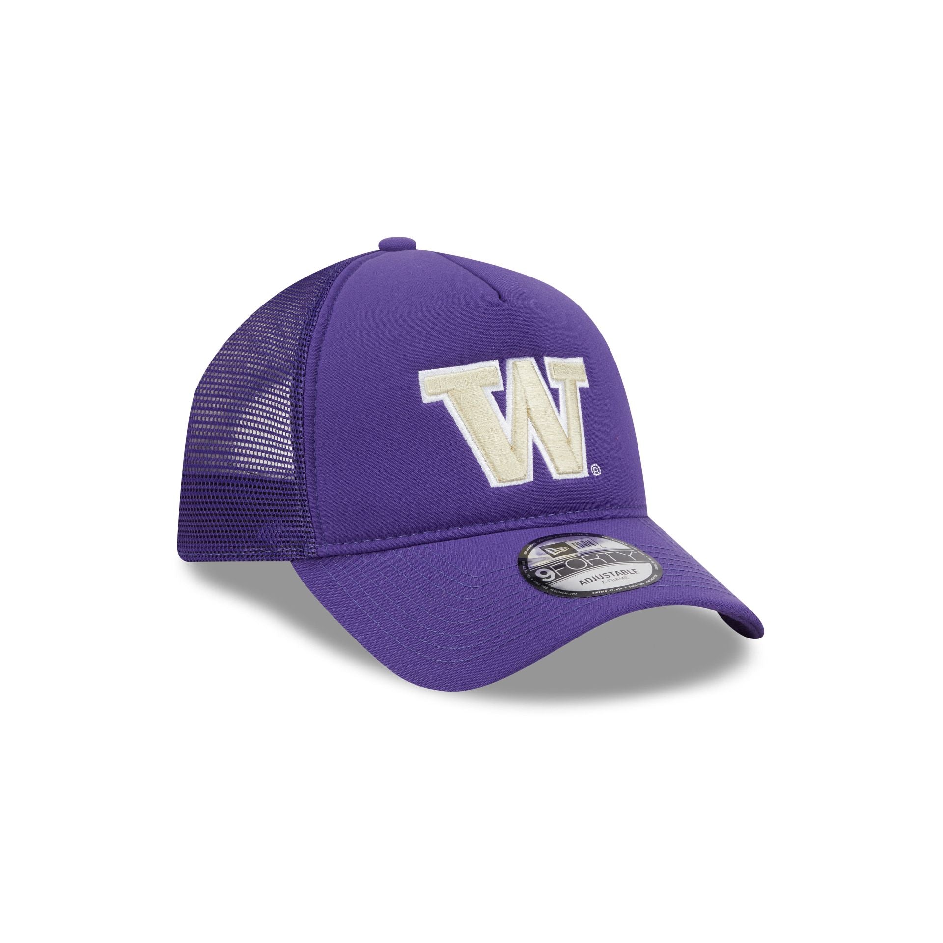 Washington Huskies Go-To 9FORTY A-Frame Trucker Hat - Image 5