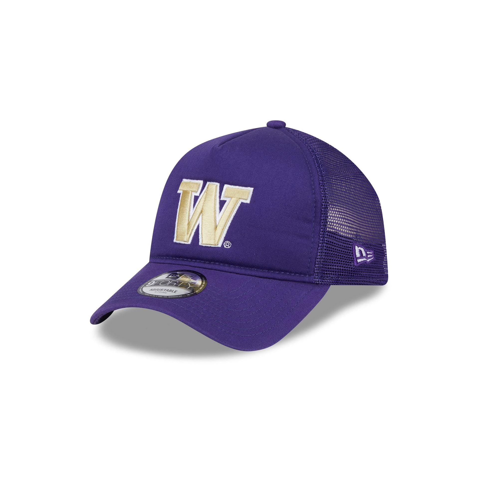 Washington Huskies Go-To 9FORTY A-Frame Trucker Hat - Image 2