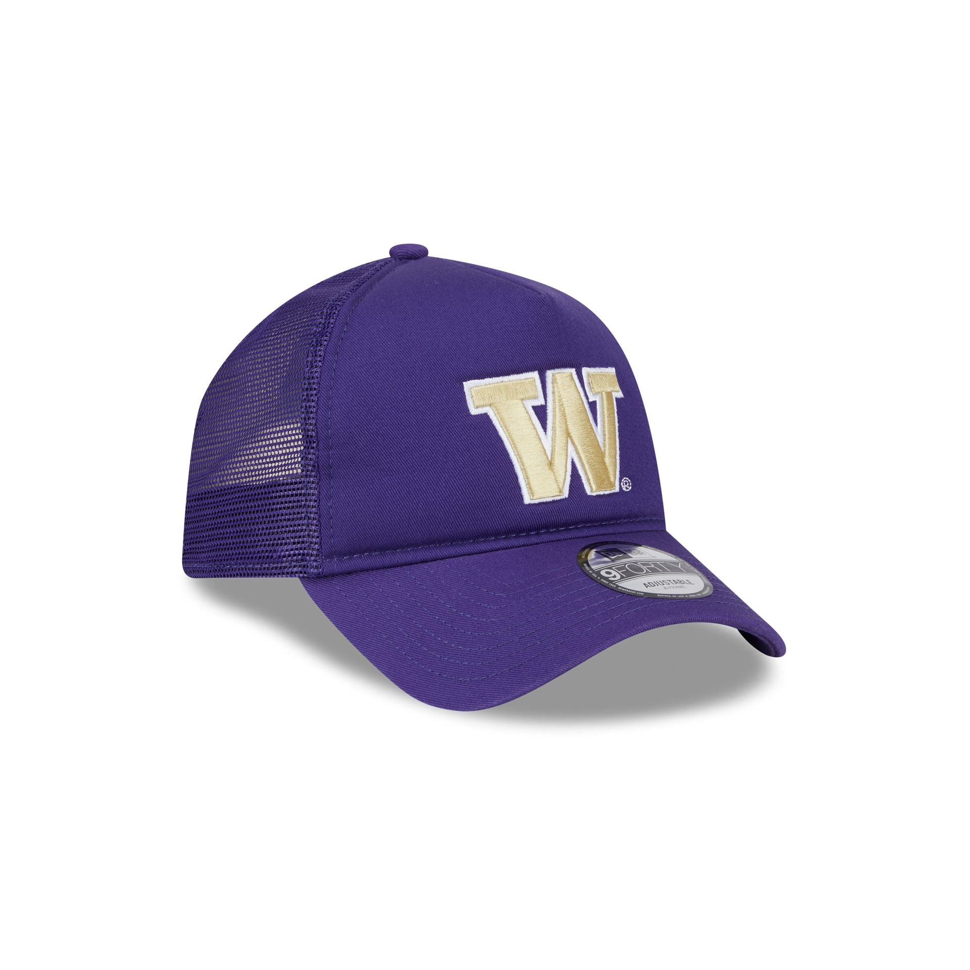 Washington Huskies Go-To 9FORTY A-Frame Trucker Hat - Image 6