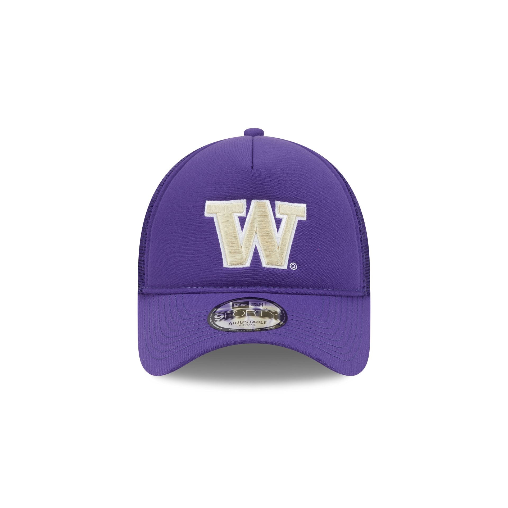 Washington Huskies Go-To 9FORTY A-Frame Trucker Hat - Image 3