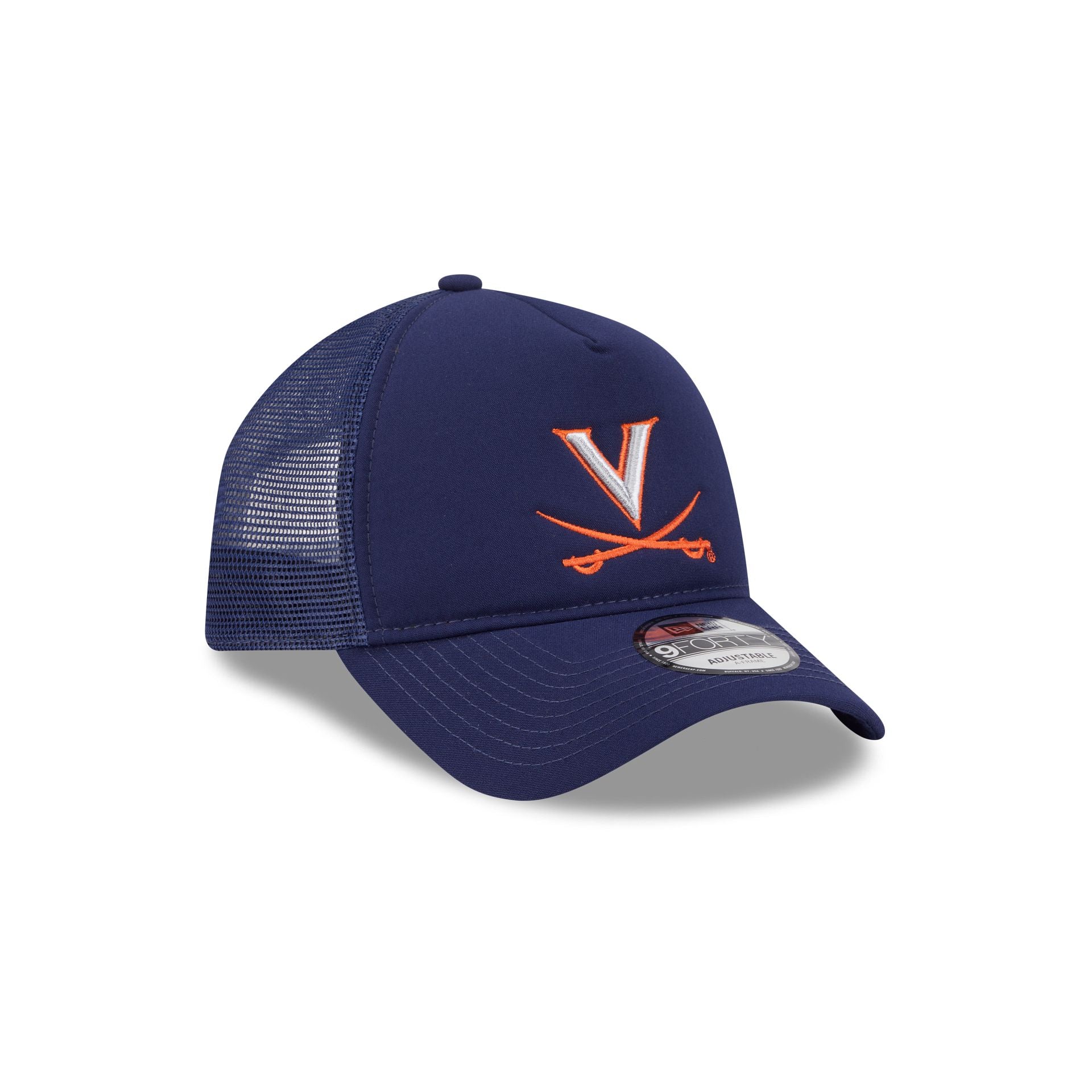 Virginia Cavaliers Go-To 9FORTY A-Frame Trucker Hat - Image 3