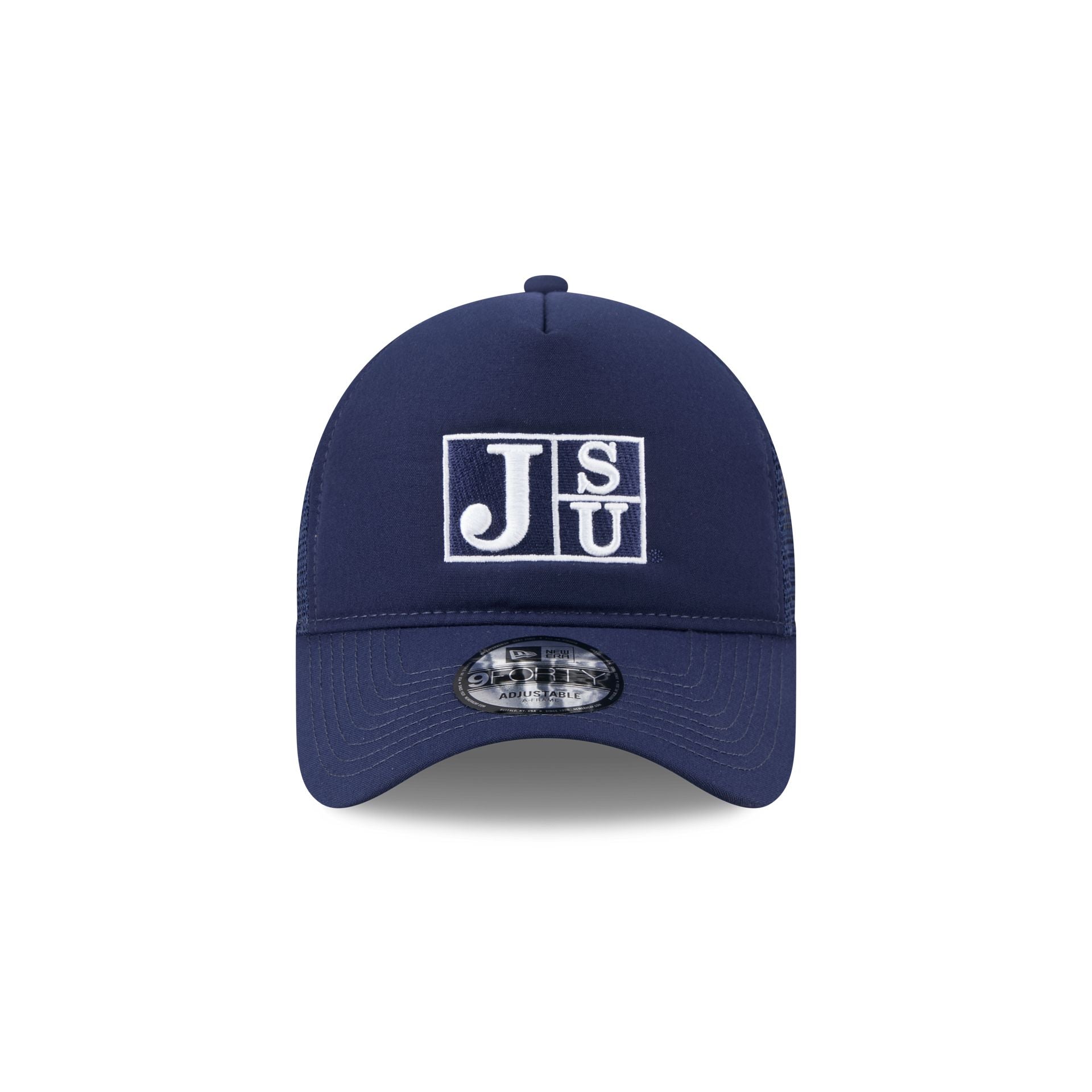 Jackson State Tigers Go-To 9FORTY A-Frame Trucker Hat - Image 2