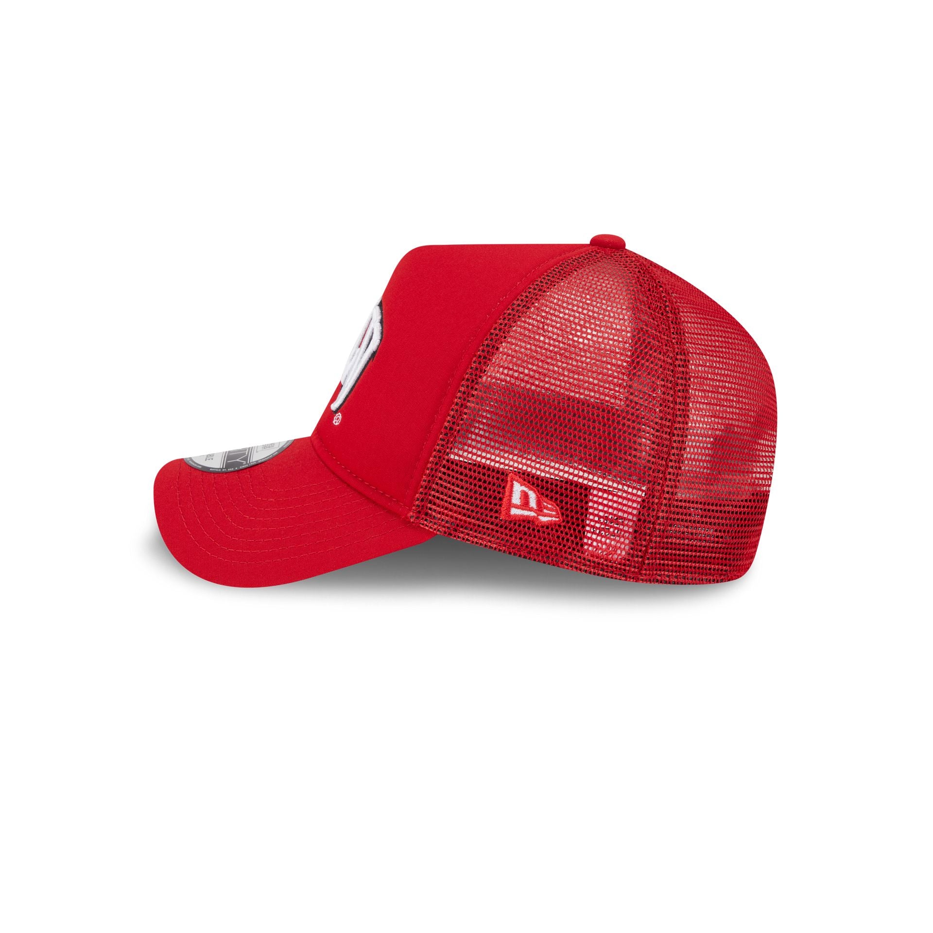 UNLV Runnin' Rebels Go-To 9FORTY A-Frame Trucker Hat - Image 4