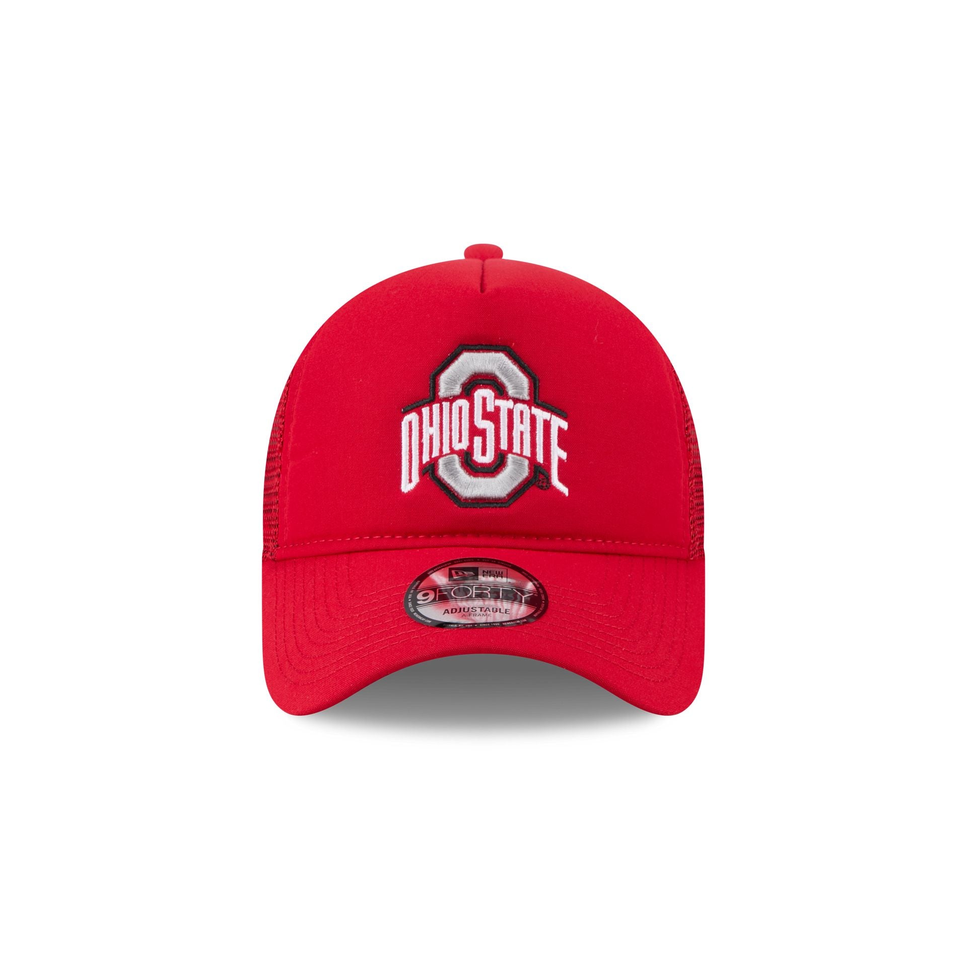 Ohio State Buckeyes Go-To 9FORTY A-Frame Trucker Hat - Image 2
