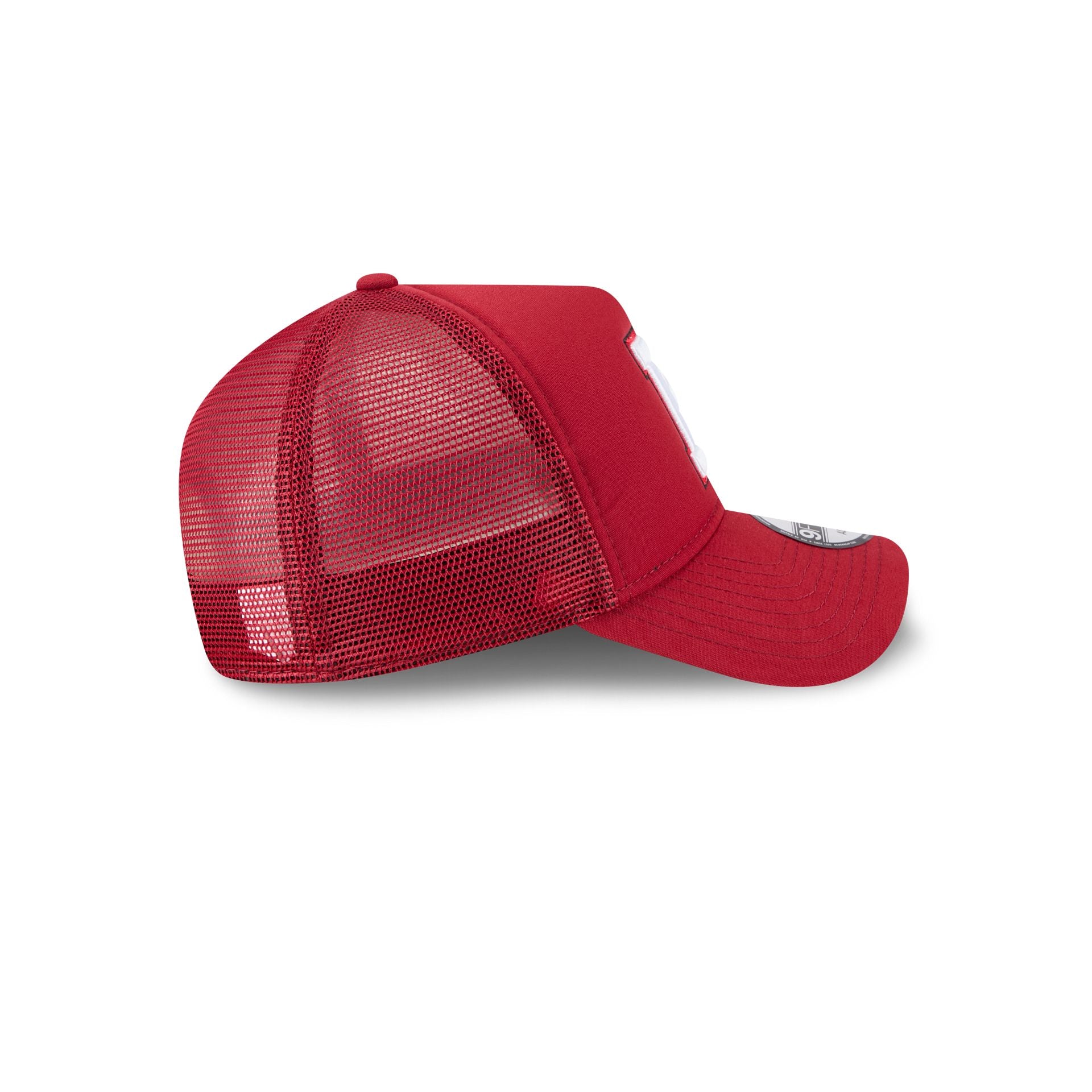 Harvard Crimson Go-To 9FORTY A-Frame Trucker Hat - Image 5