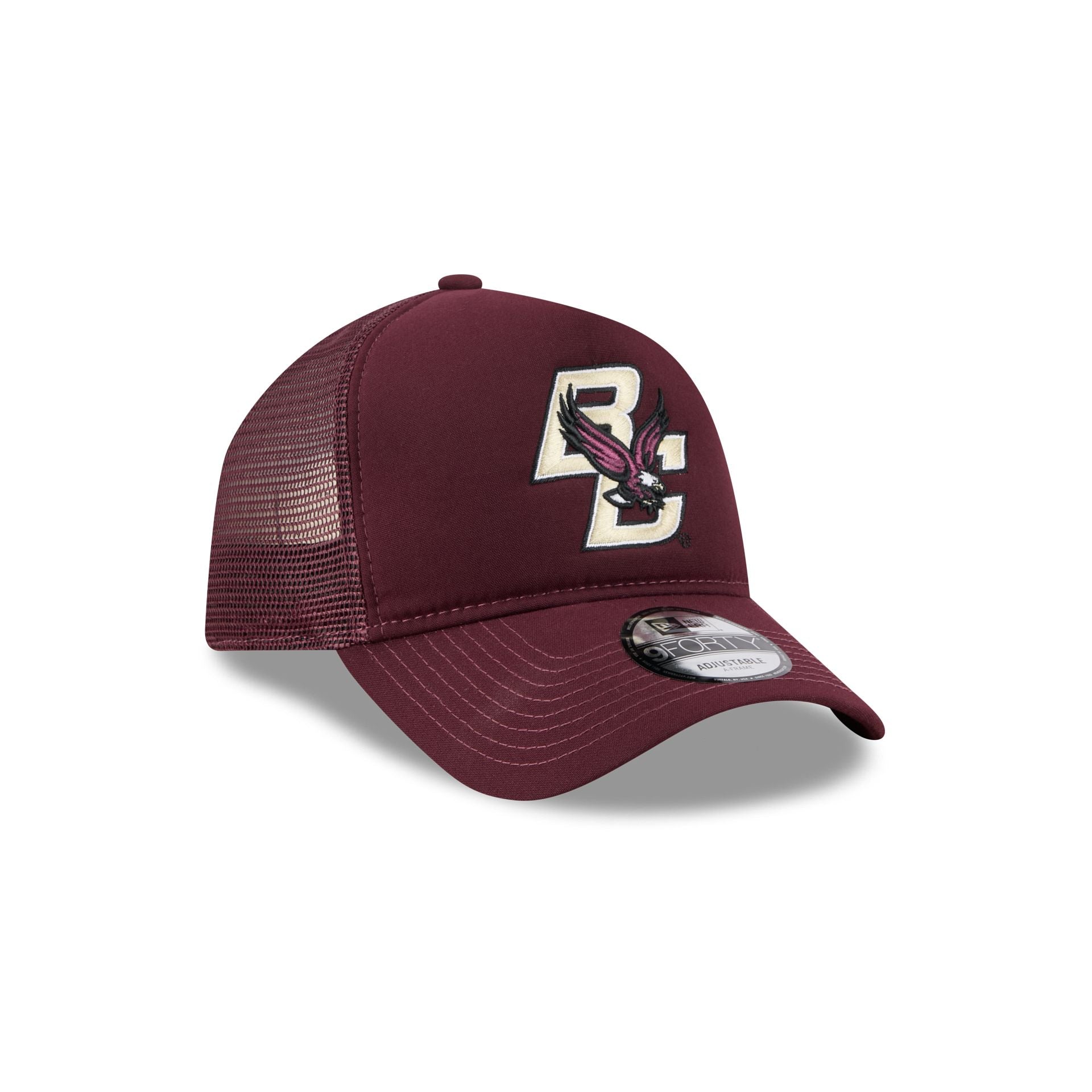 Boston College Eagles Go-To 9FORTY A-Frame Trucker Hat - Image 3