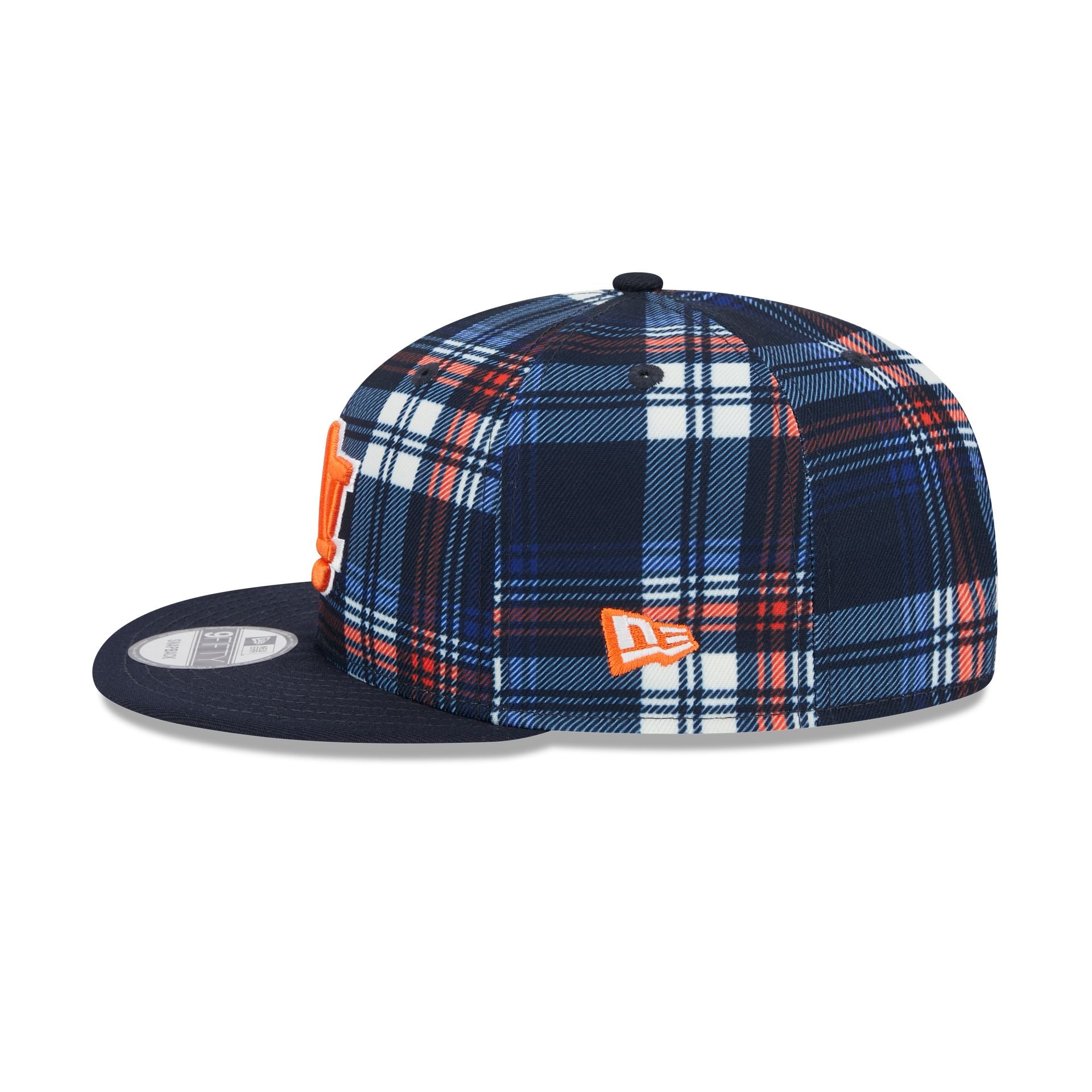 Auburn Tigers Plaid 9FIFTY Snapback Hat - Image 4