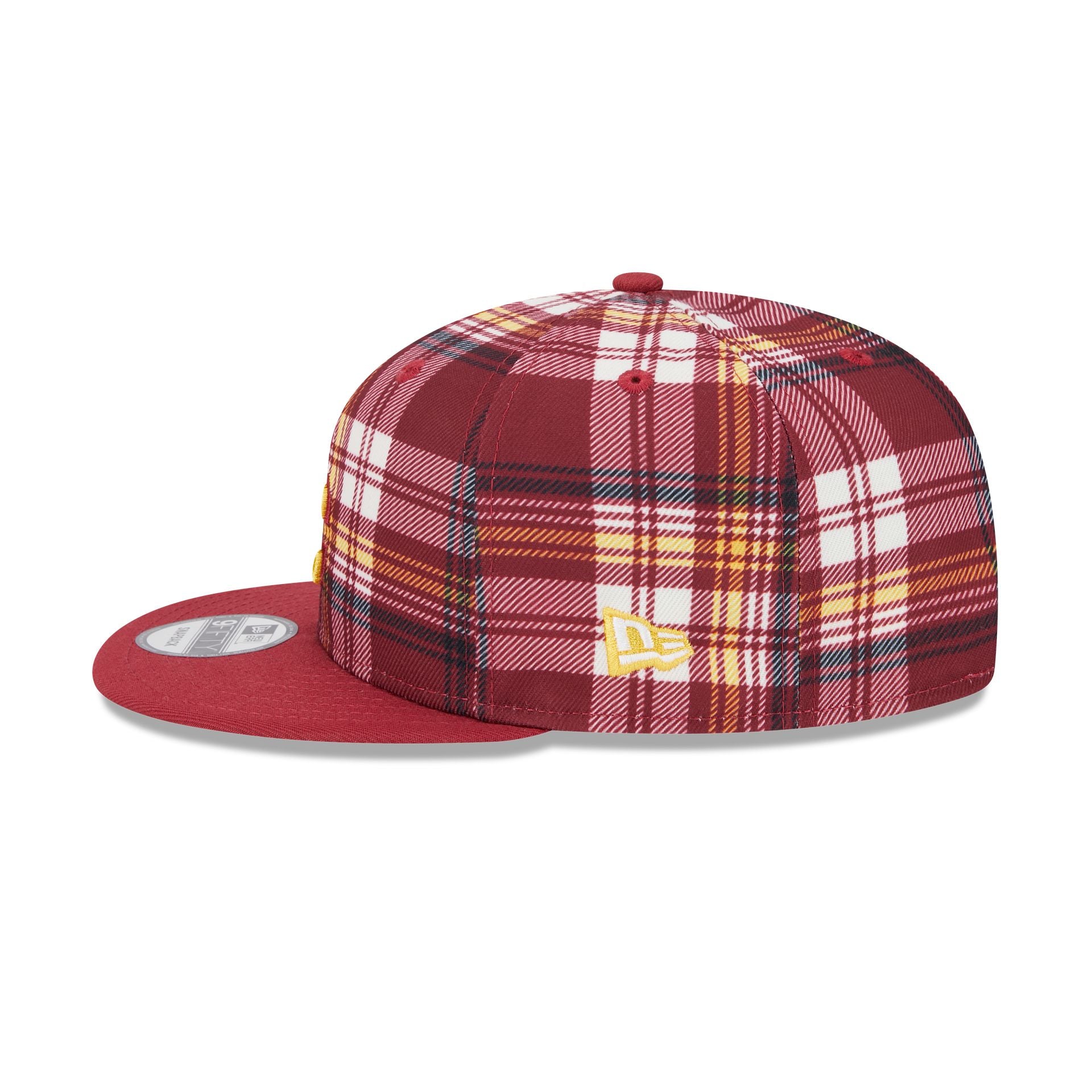 USC Trojans Plaid 9FIFTY Snapback Hat - Image 4