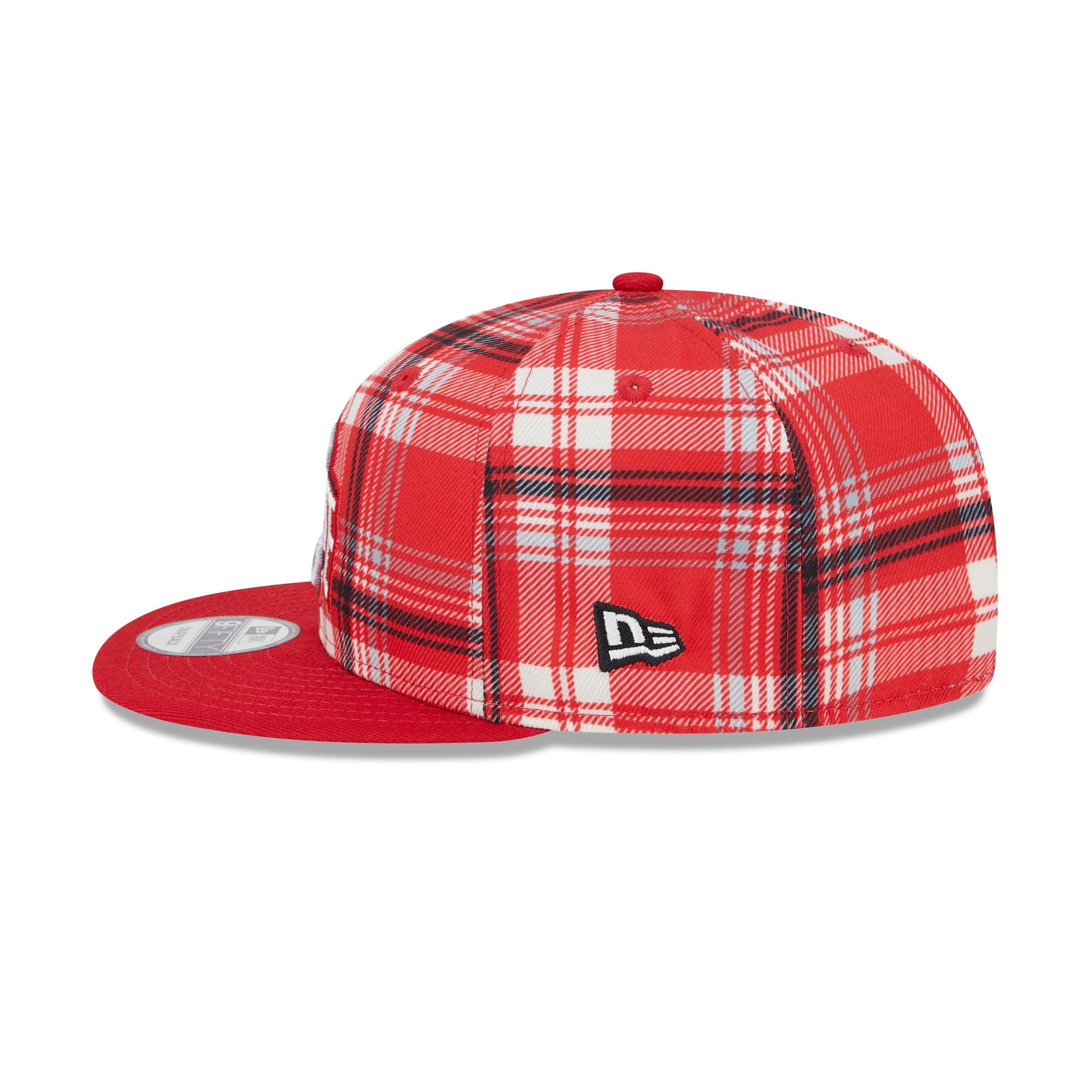 Ohio State Buckeyes Plaid 9FIFTY Snapback Hat - Image 4