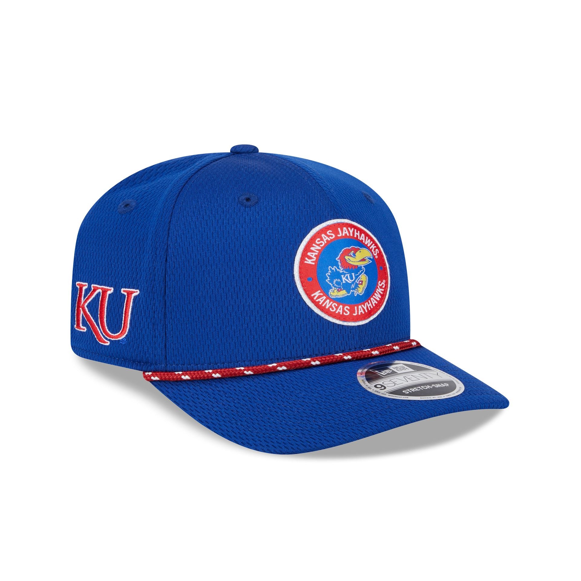 Kansas Jayhawks 9SEVENTY Stretch-Snap Hat - Image 3