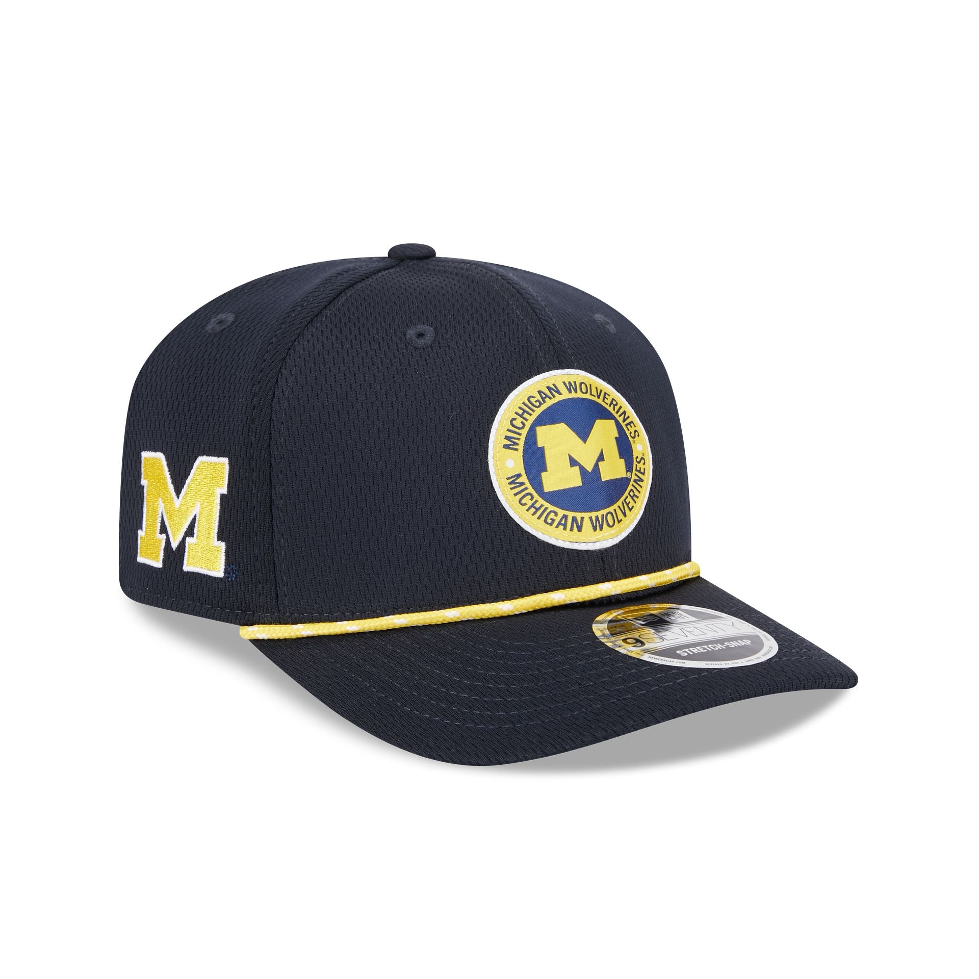 Michigan Wolverines 9SEVENTY Stretch-Snap Hat - Image 3
