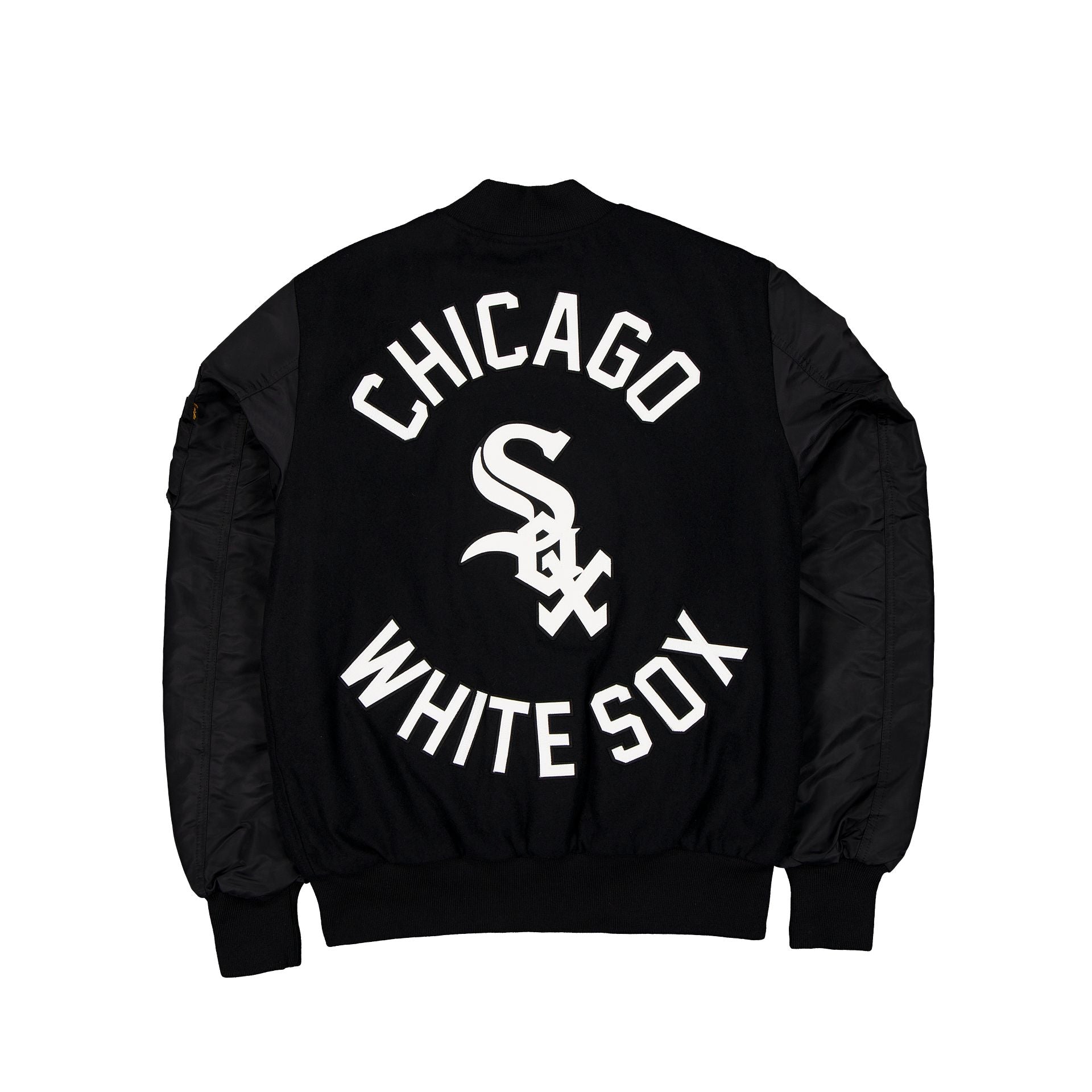 Alpha Industries x Chicago White Sox MA-1 Wool Varsity Jacket - Image 3