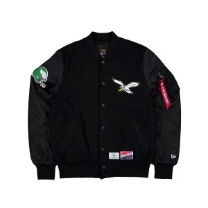 Alpha Industries x Philadelphia Eagles Historic MA-1 Wool Varsity Jacket