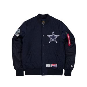 Alpha Industries x Dallas Cowboys MA-1 Wool Varsity Jacket