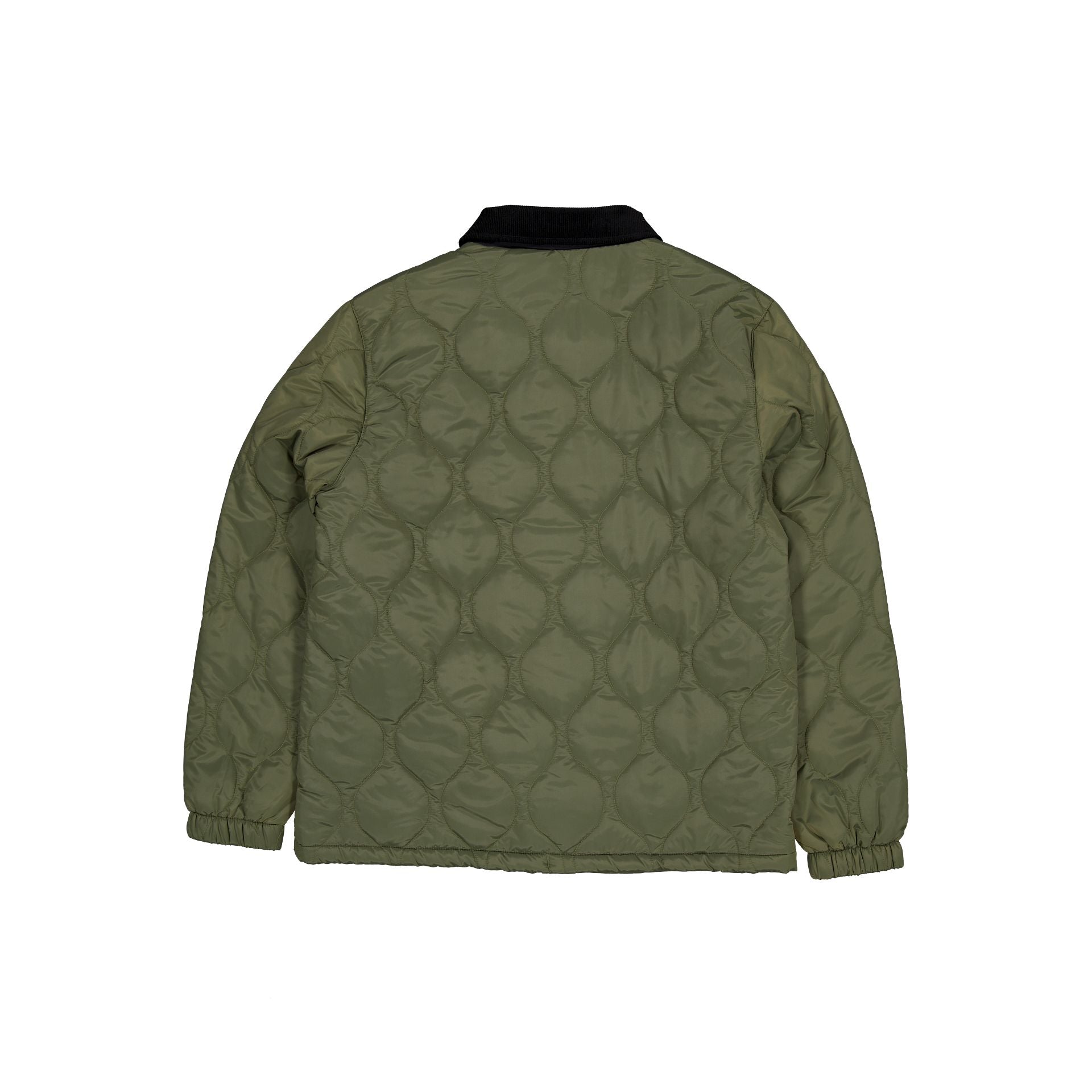 New Era Green Quilted Coach Jacket - Image 3