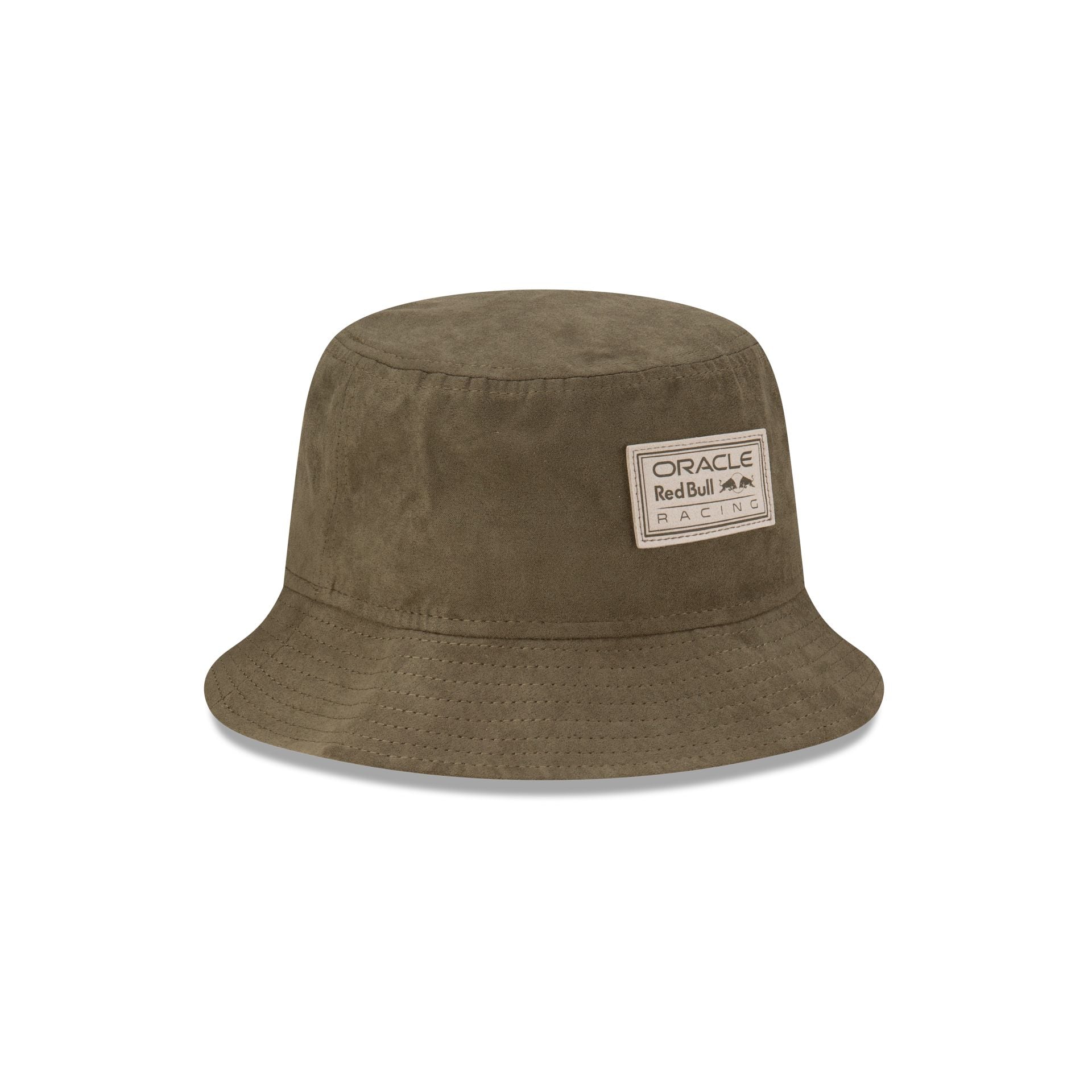 Oracle Red Bull Racing Faux Suede Olive Bucket Hat - Image 3
