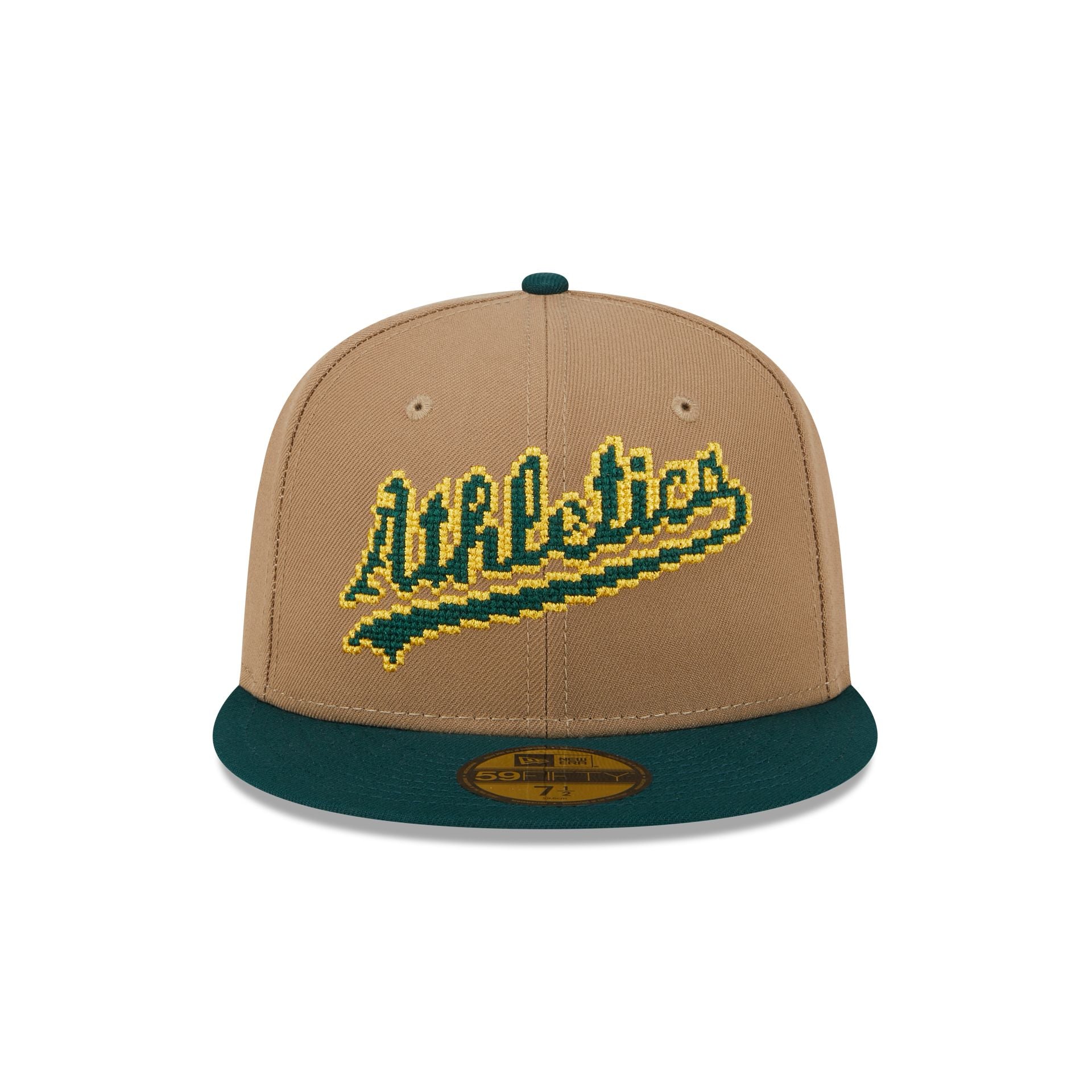 Athletics Classic 8-Bit Wordmark 59FIFTY Fitted Hat - Image 2