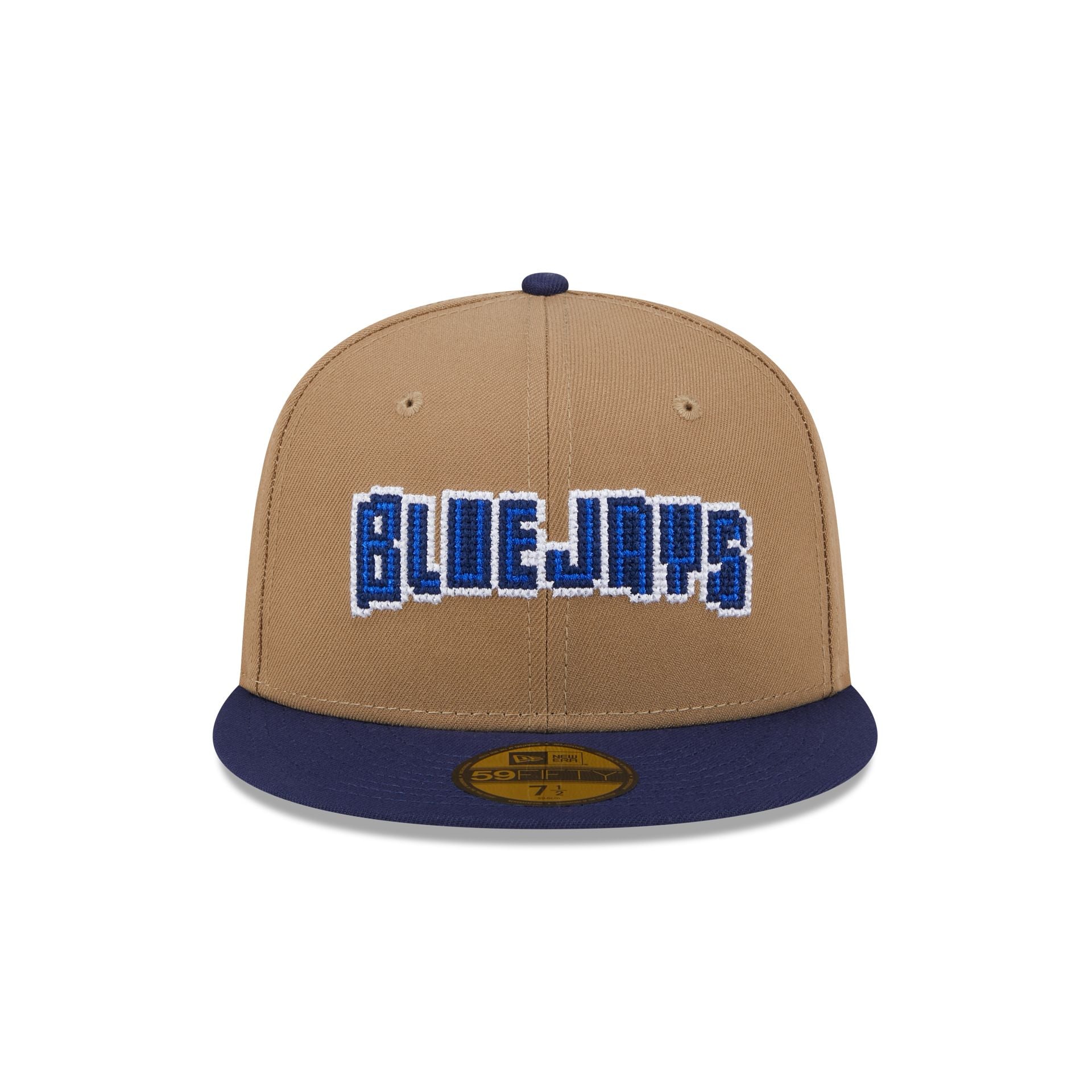 Toronto Blue Jays Classic 8-Bit Wordmark 59FIFTY Fitted Hat - Image 2