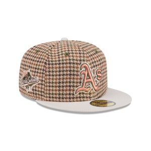 Athletics Houndstooth 59FIFTY Fitted Hat