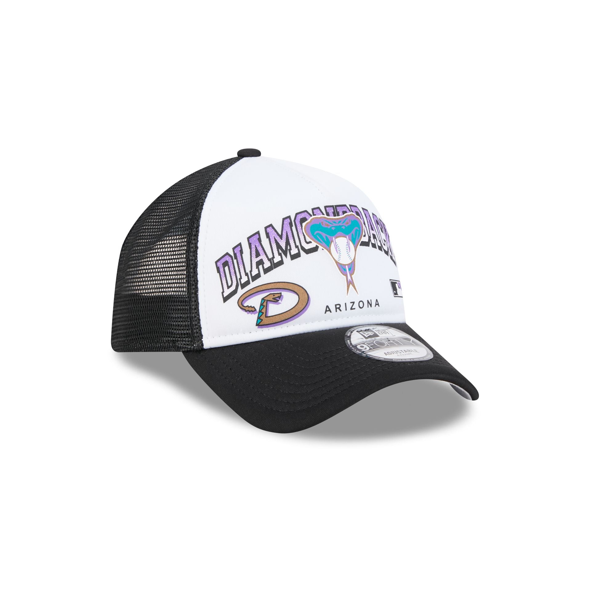 Arizona Diamondbacks Sport Classics 9FORTY A-Frame Trucker Hat - Image 3