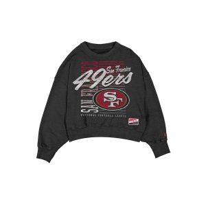 San Francisco 49ers Throwback Women's Washed Crewneck